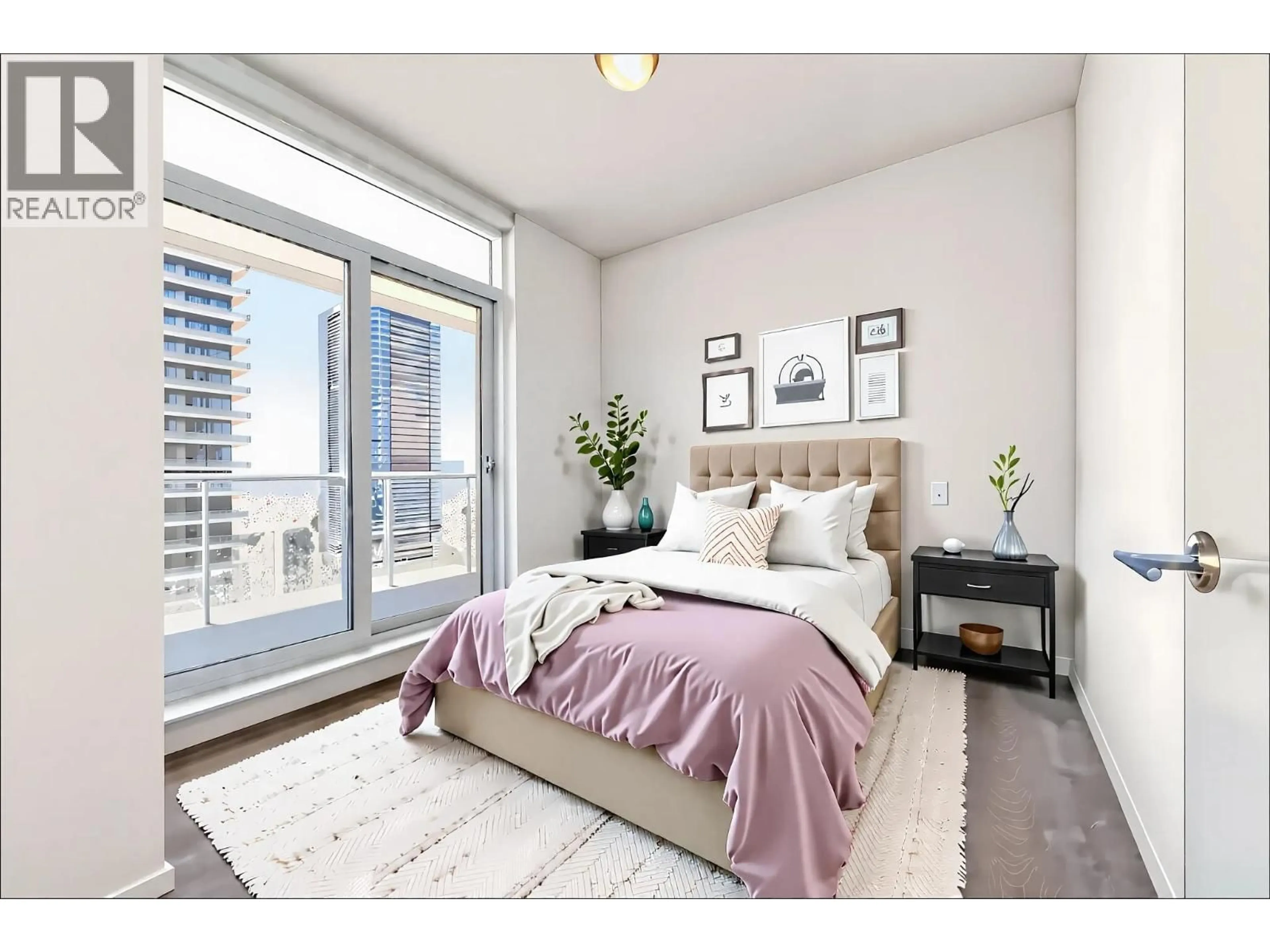 Bedroom with bed, unknown for 3205 - 4650 BRENTWOOD BOULEVARD, Burnaby British Columbia V5C0M3