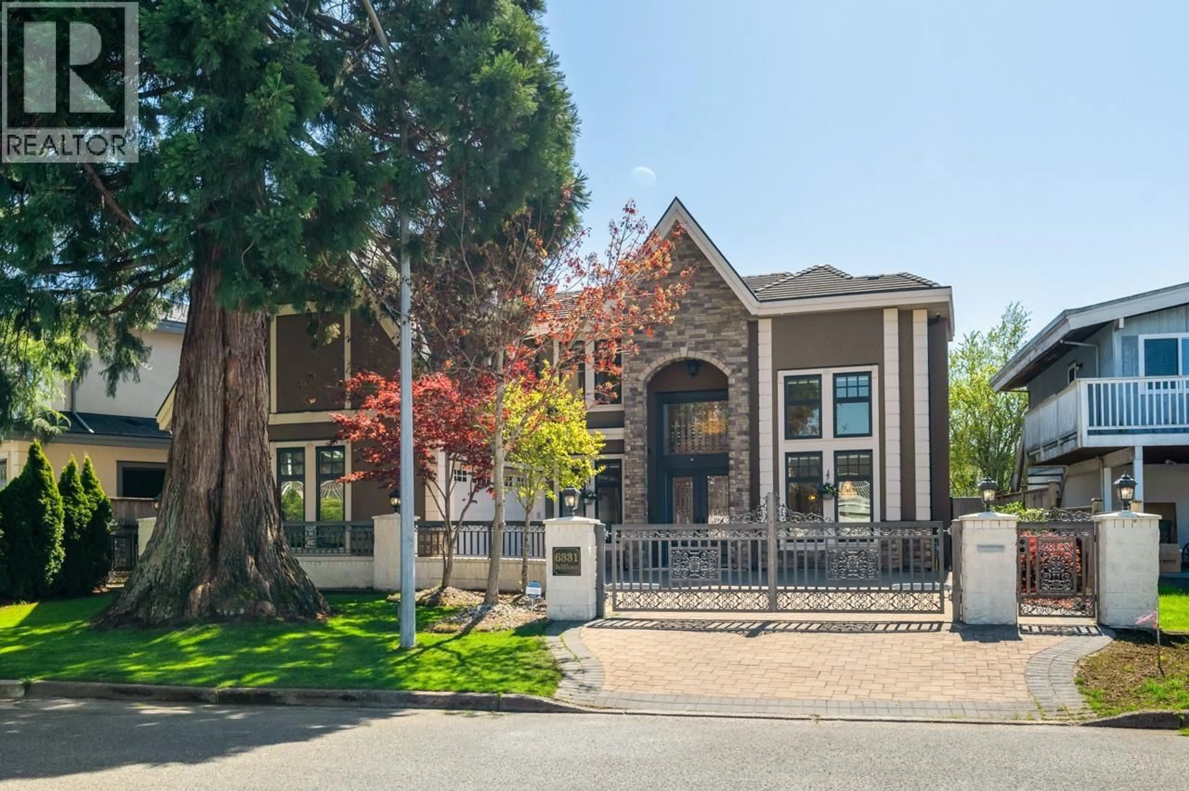 Home with brick exterior material, street for 6331 BELLFLOWER DRIVE, Richmond British Columbia V7C2H7