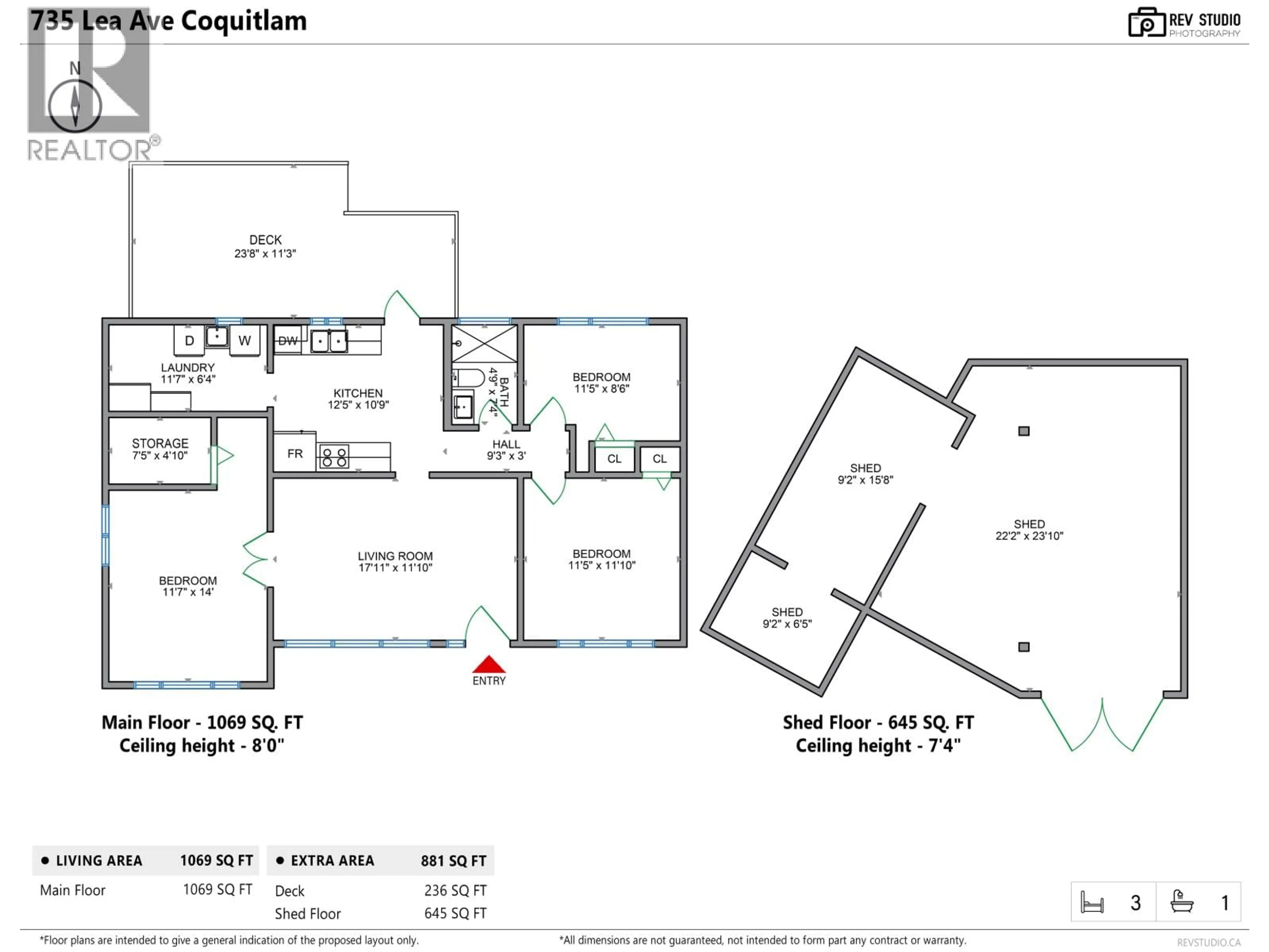 Floor plan for 735 LEA AVENUE, Coquitlam British Columbia V3J4H4