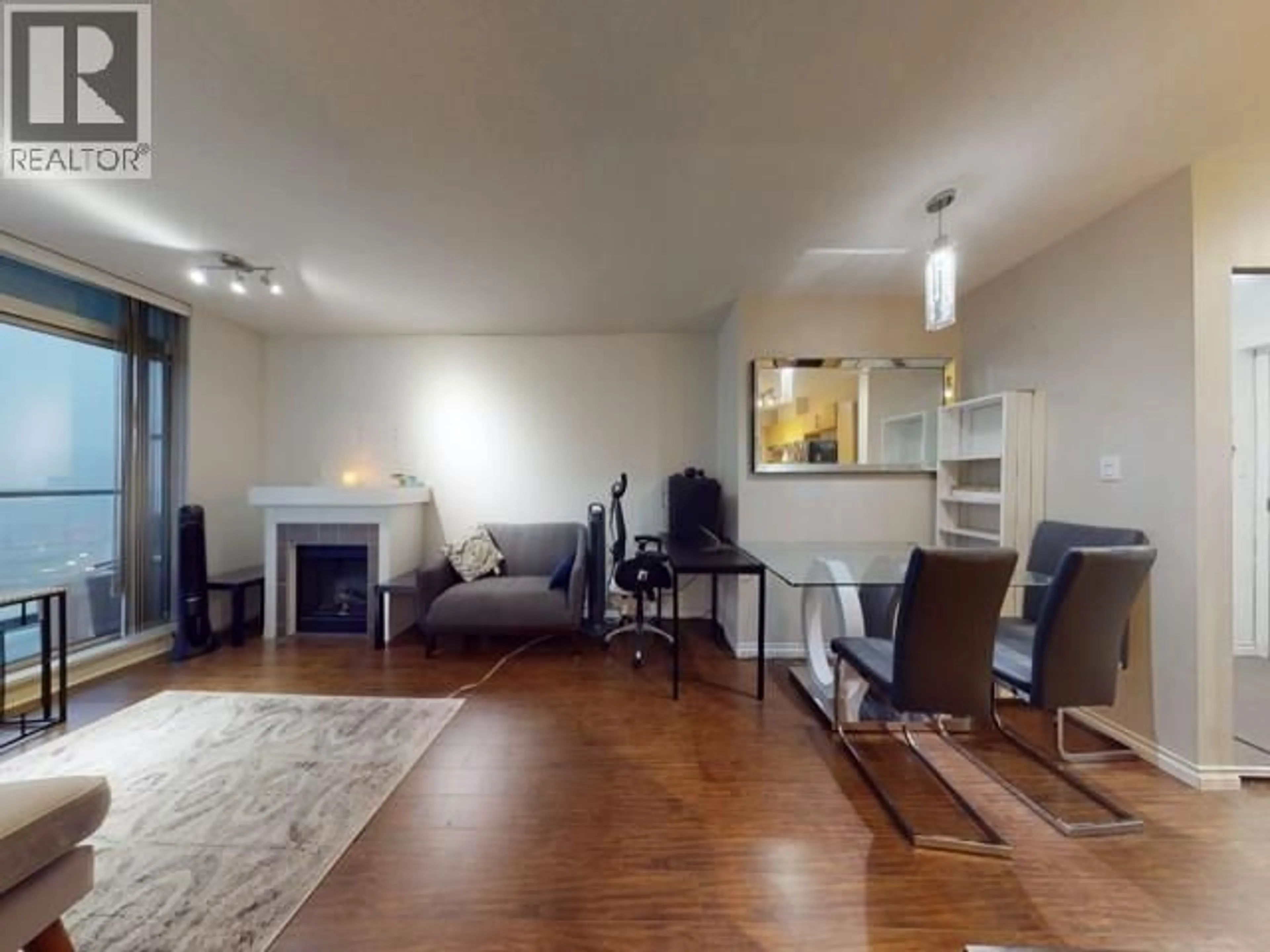 Living room with furniture, wood/laminate floor for 1706 - 1178 HEFFLEY CRESCENT, Coquitlam British Columbia V3B0A7