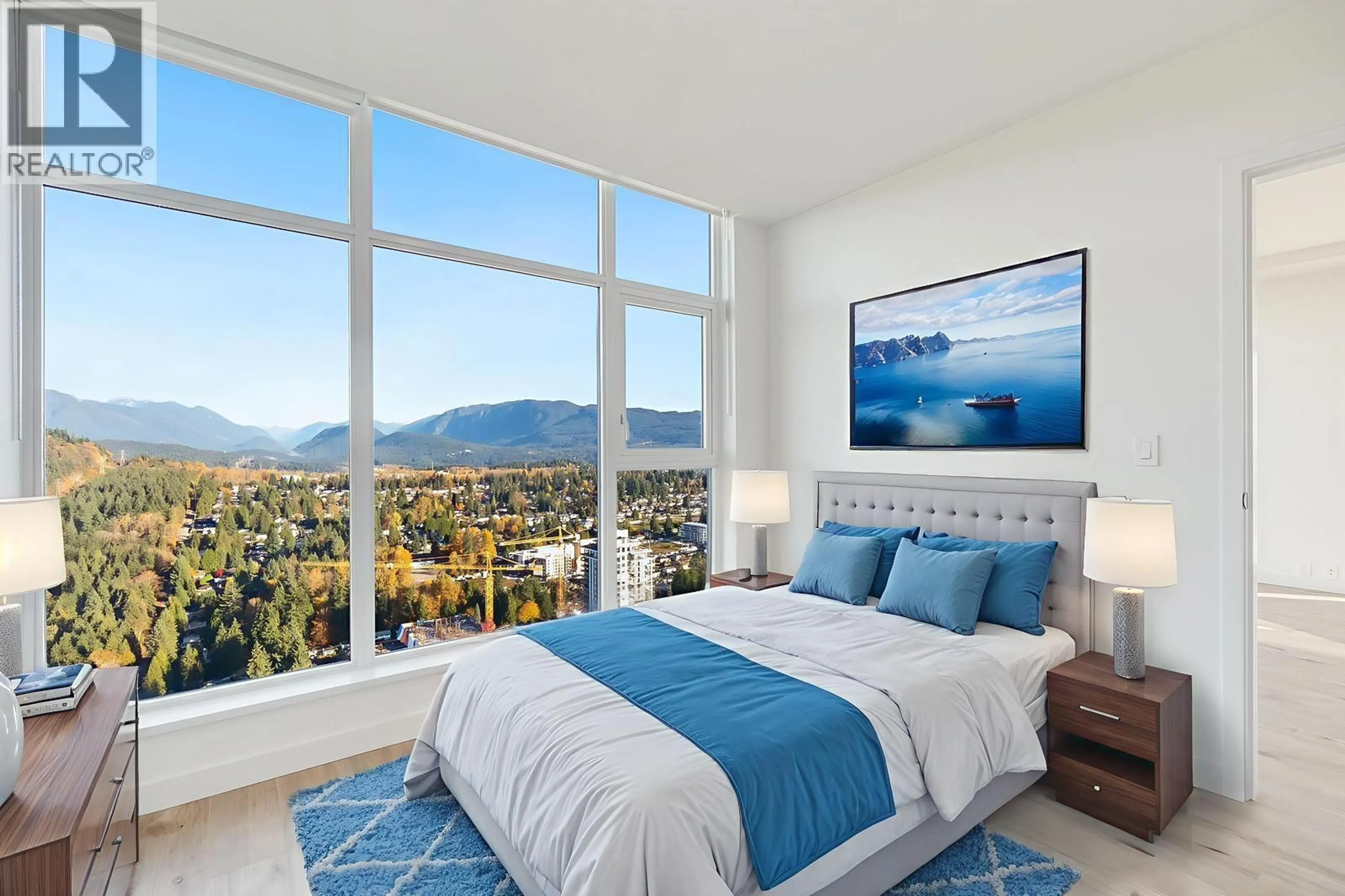 Bedroom with bed, unknown for 4402 - 720 FARROW STREET, Coquitlam British Columbia V3J0P3