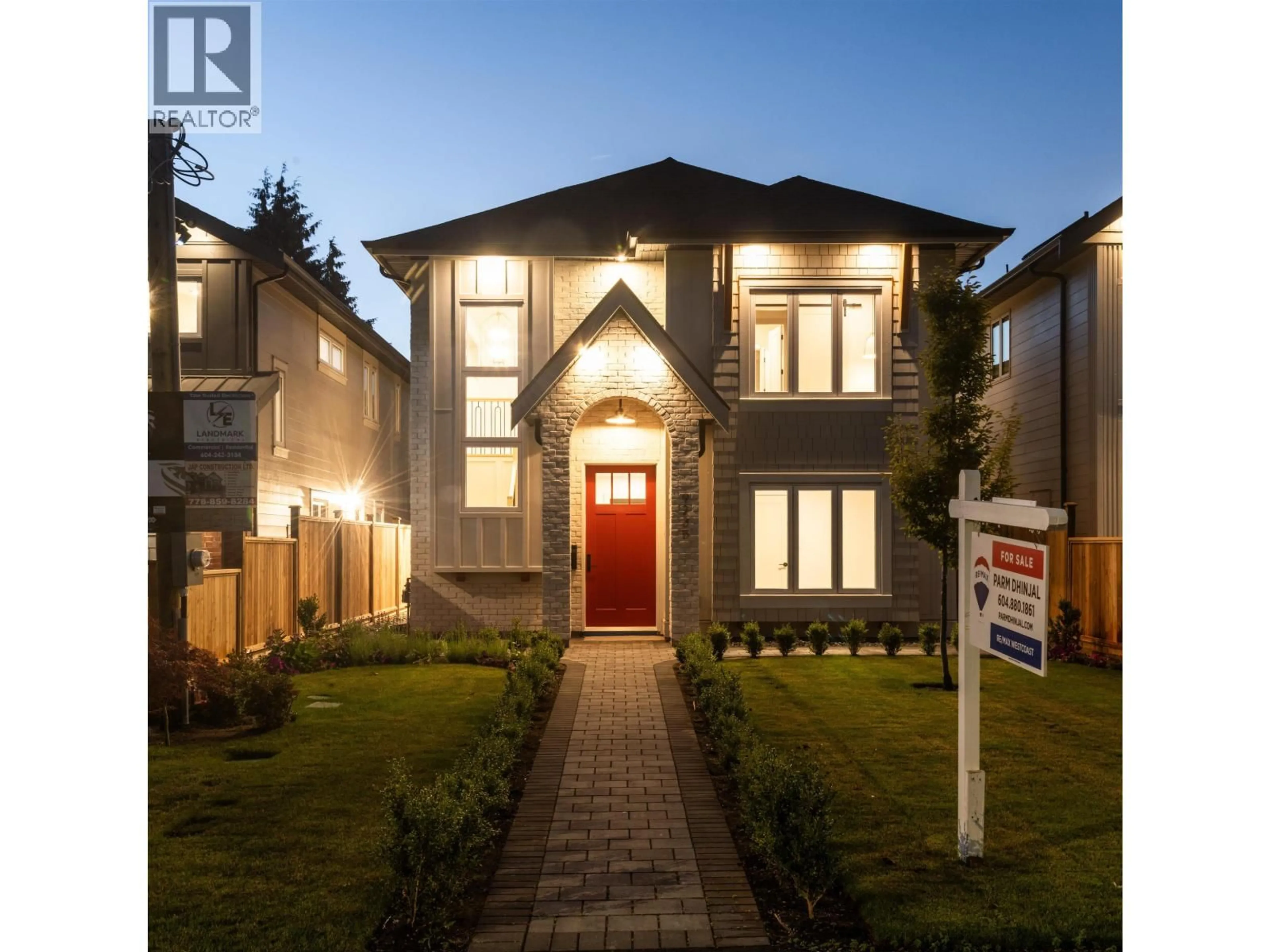 Home with brick exterior material, street for 9235 KILBY STREET, Richmond British Columbia V7X1P2