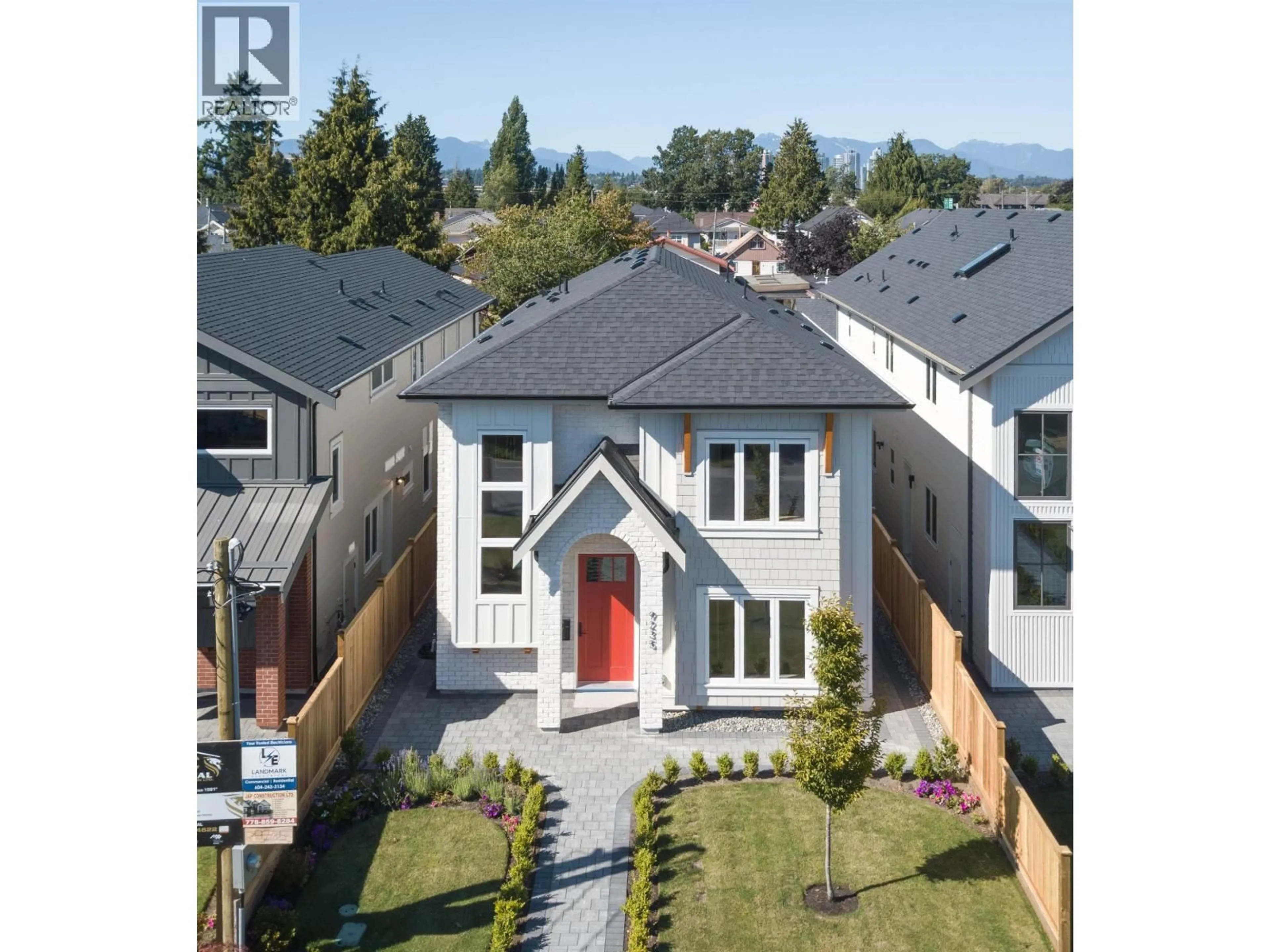 Home with vinyl exterior material, street for 9235 KILBY STREET, Richmond British Columbia V7X1P2