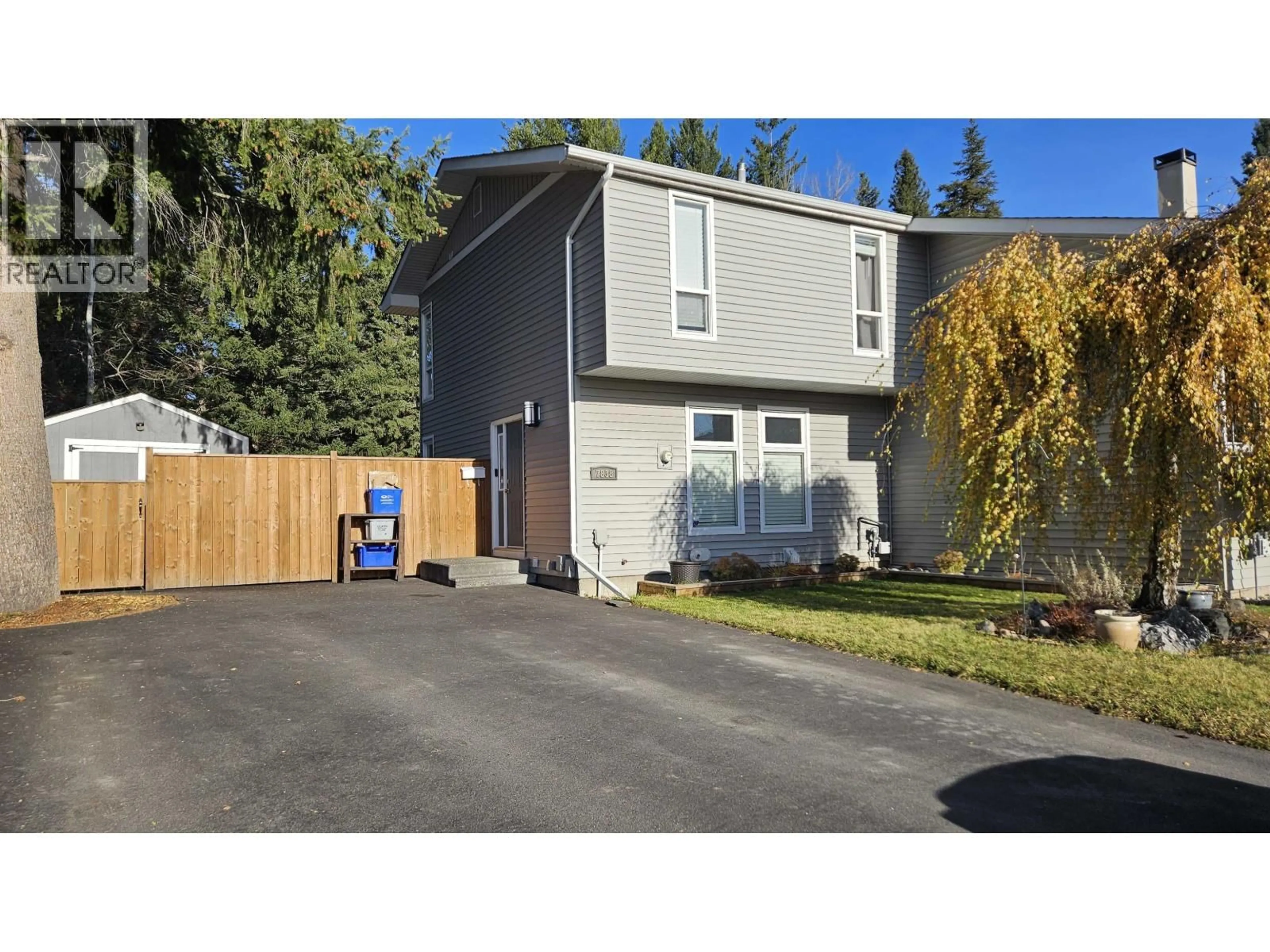 Home with vinyl exterior material, street for 7838 ROCHESTER CRESCENT, Prince George British Columbia V2N3V8