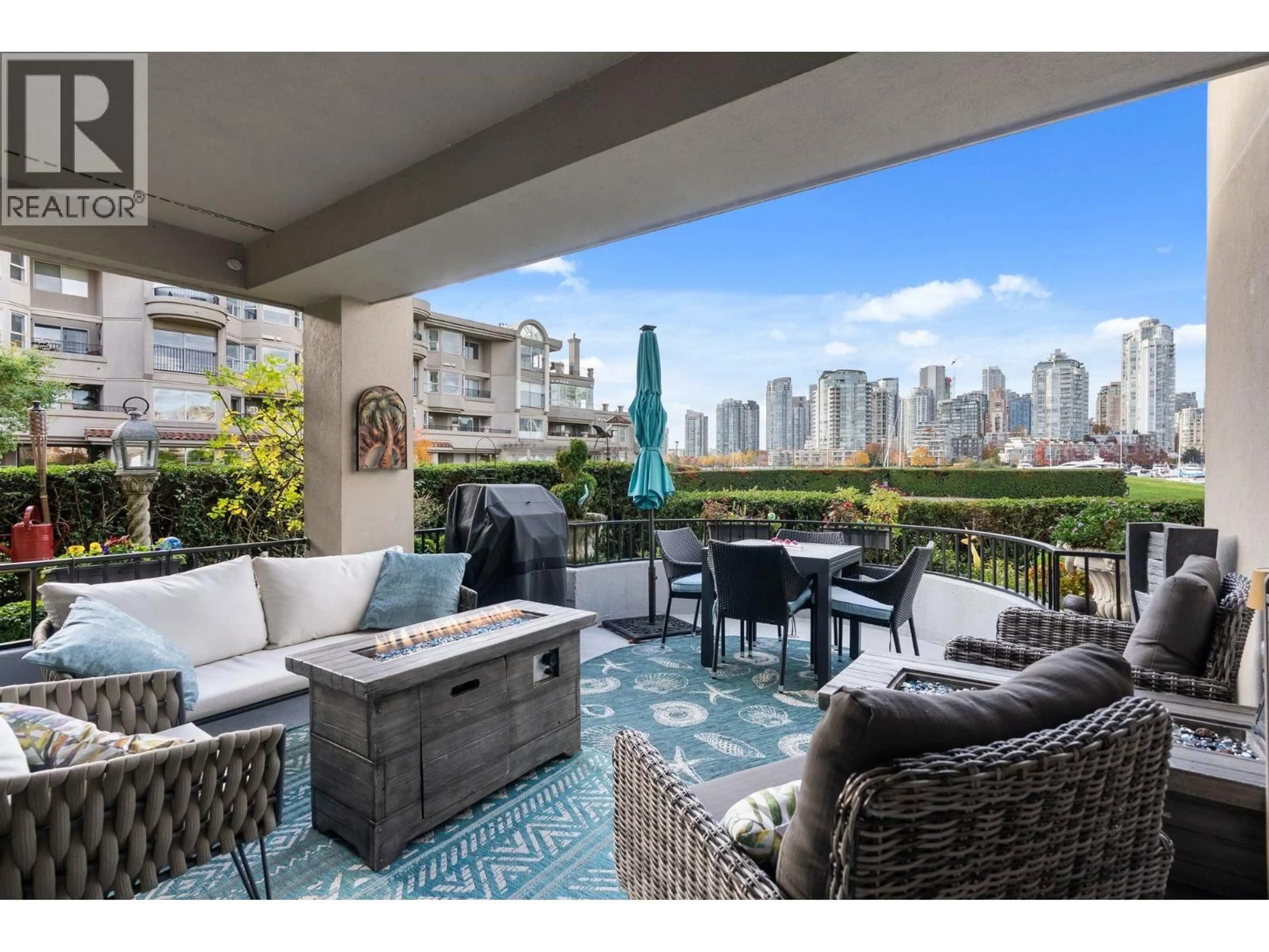 Patio, water/lake/river/ocean view for 119 - 1869 SPYGLASS PLACE, Vancouver British Columbia V5Z4K7