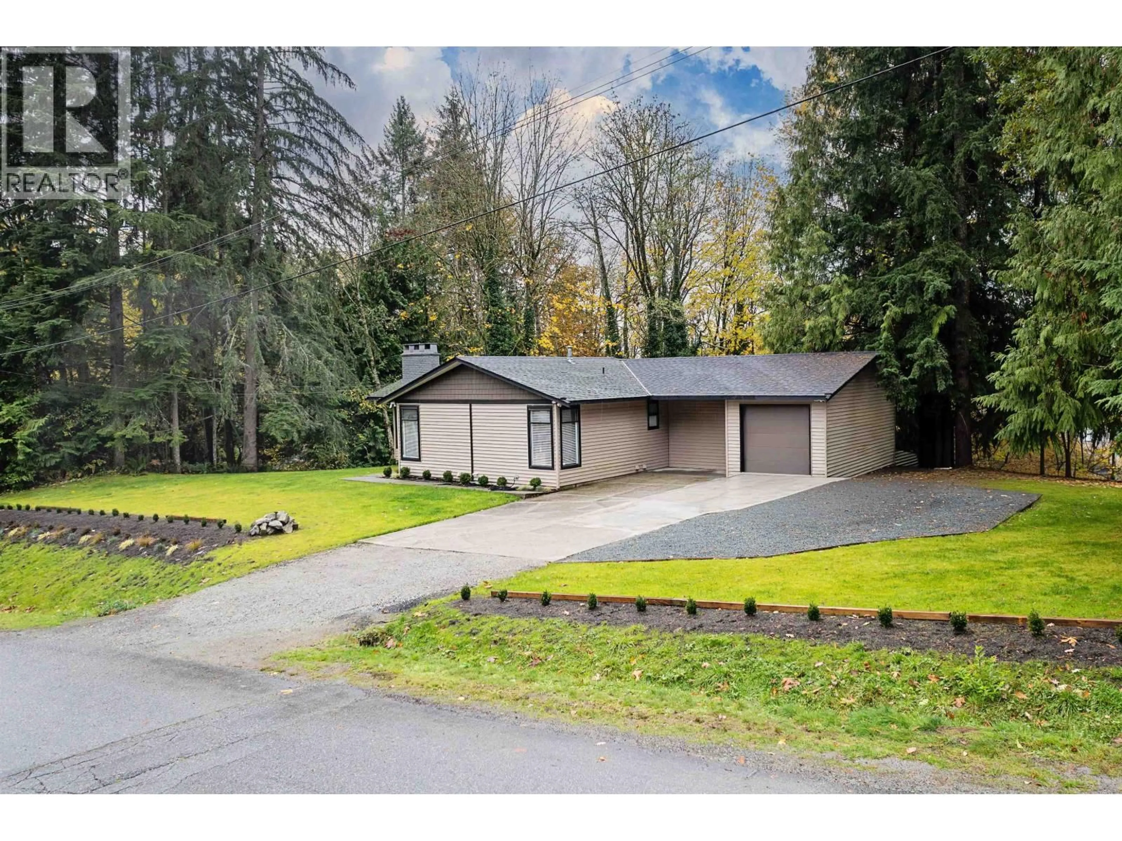A pic from outside/outdoor area/front of a property/back of a property/a pic from drone, street for 13025 238 STREET, Maple Ridge British Columbia V4R2S4