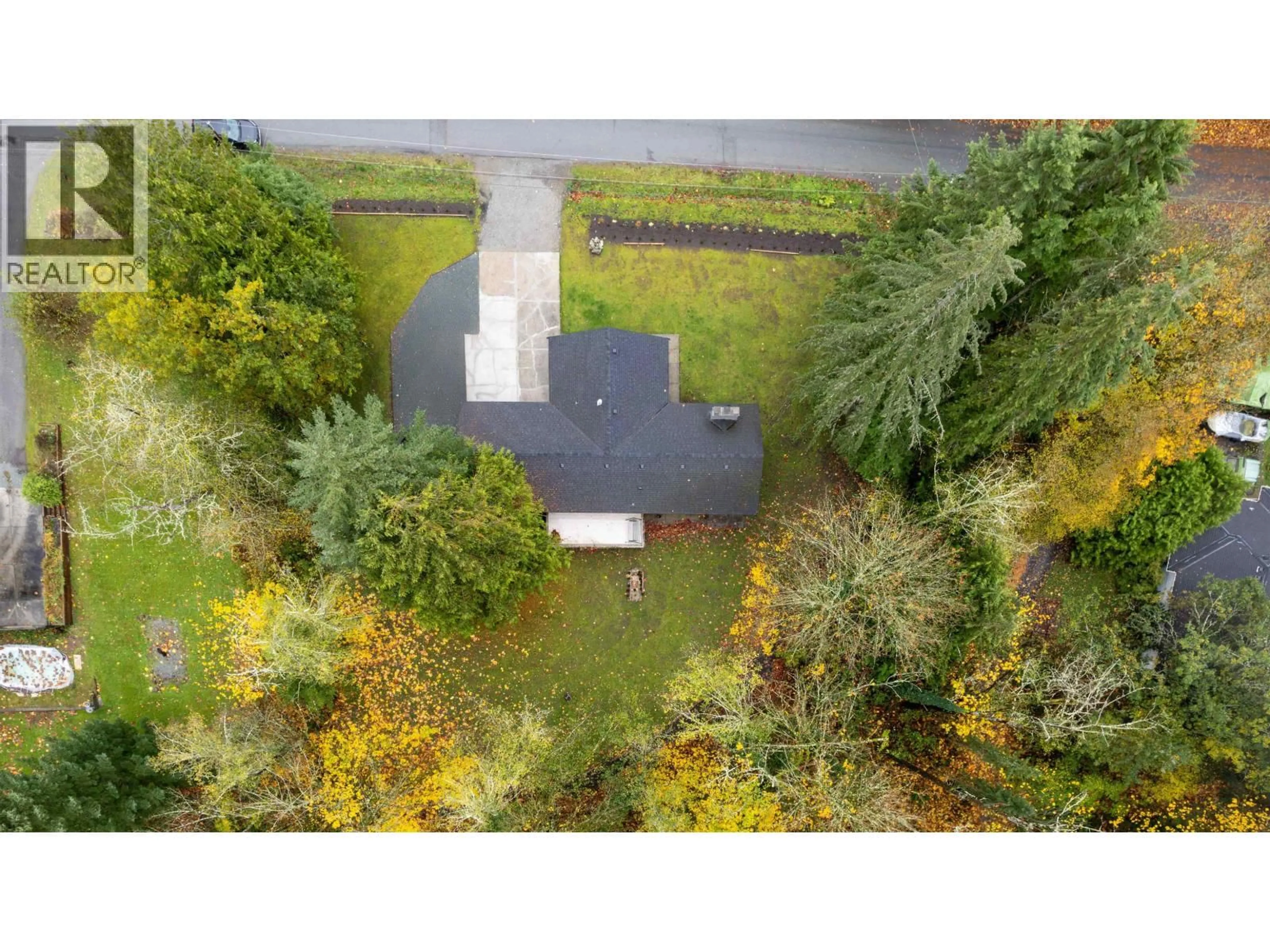 A pic from outside/outdoor area/front of a property/back of a property/a pic from drone, forest/trees view for 13025 238 STREET, Maple Ridge British Columbia V4R2S4
