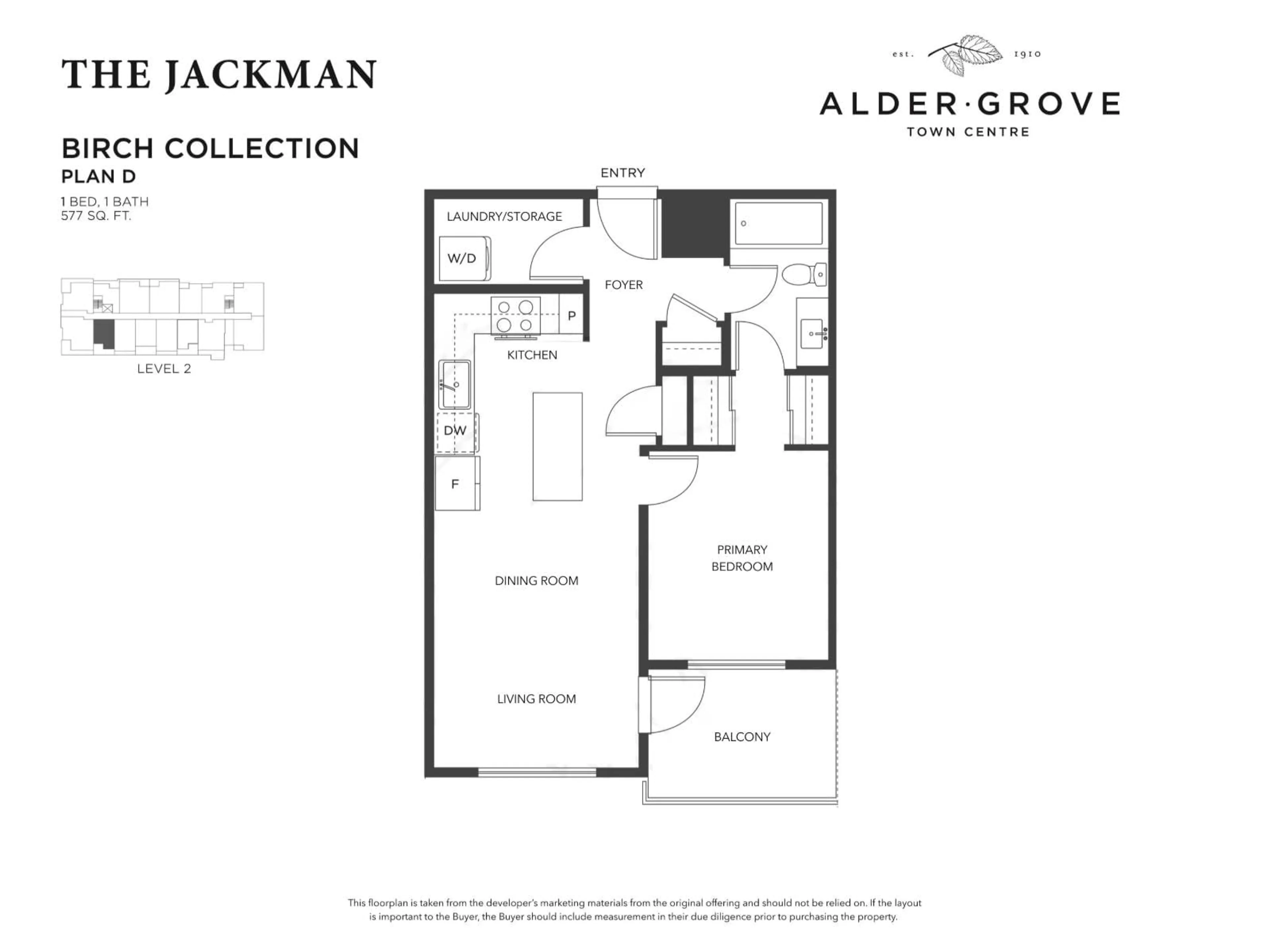 Floor plan for 314 - 27218 ALDERGROVE TOWN CENTRE, Langley British Columbia V4W0E4