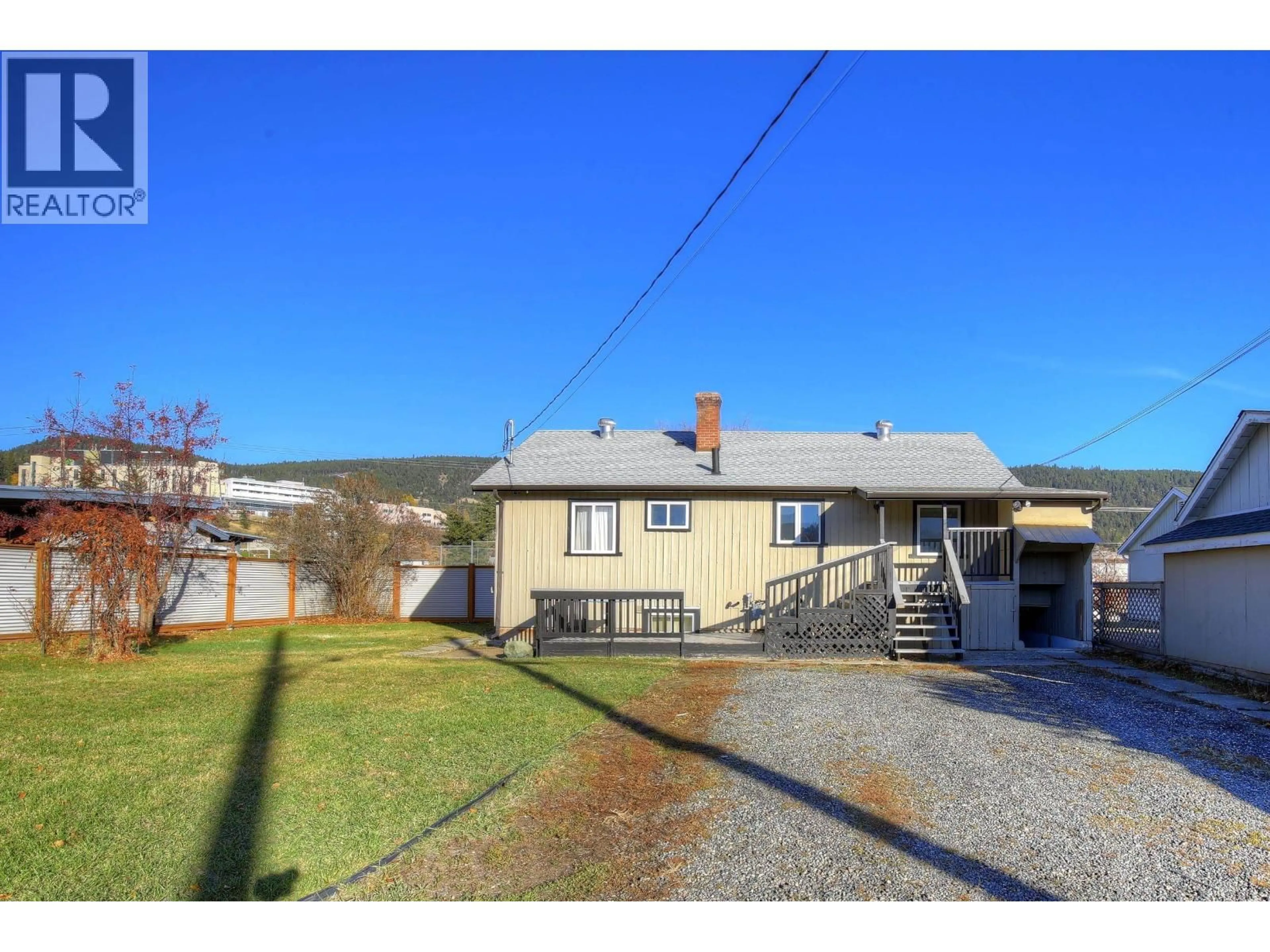 A pic from outside/outdoor area/front of a property/back of a property/a pic from drone, street for 357 2ND AVENUE, Williams Lake British Columbia V2G2A1