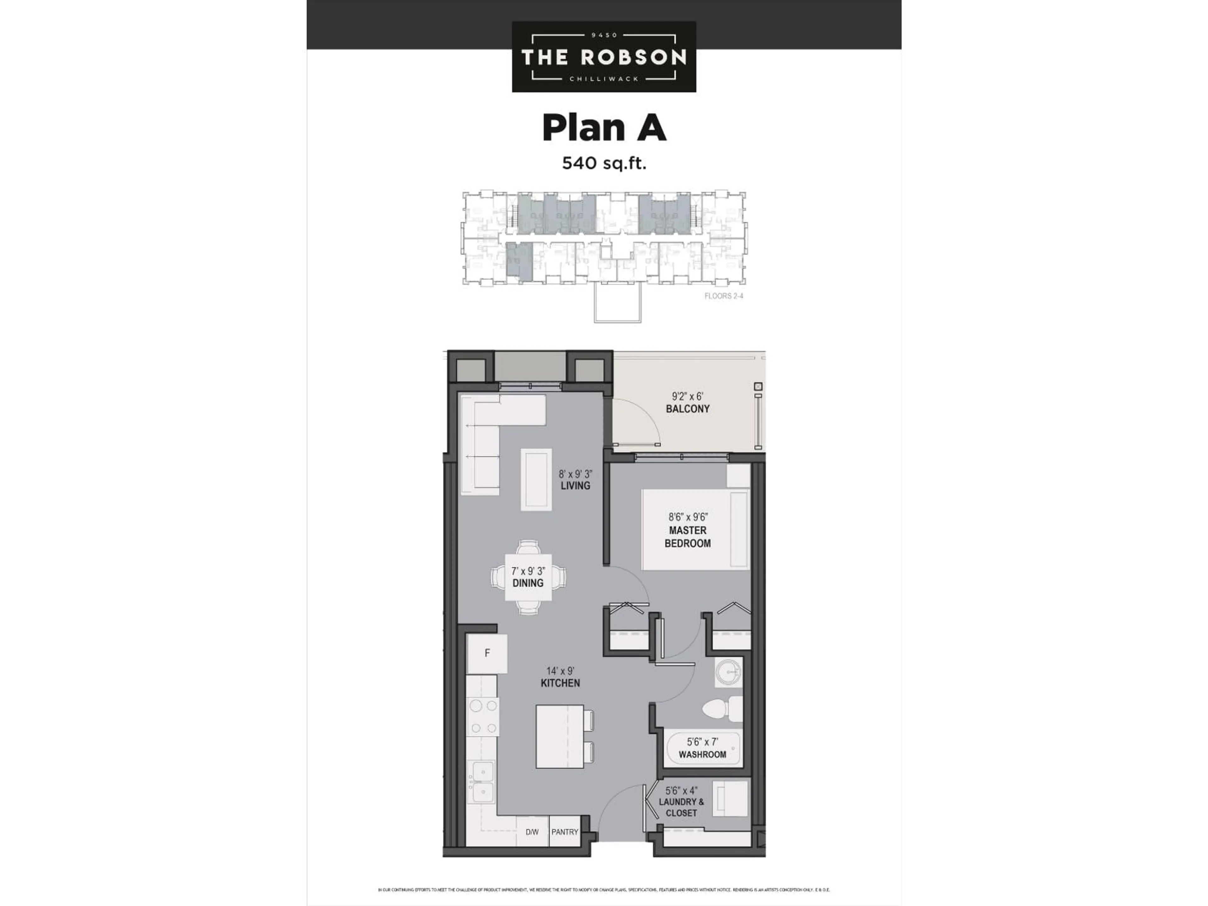 Floor plan for 308 - 9450 ROBSON STREET, Chilliwack British Columbia V2P0L7