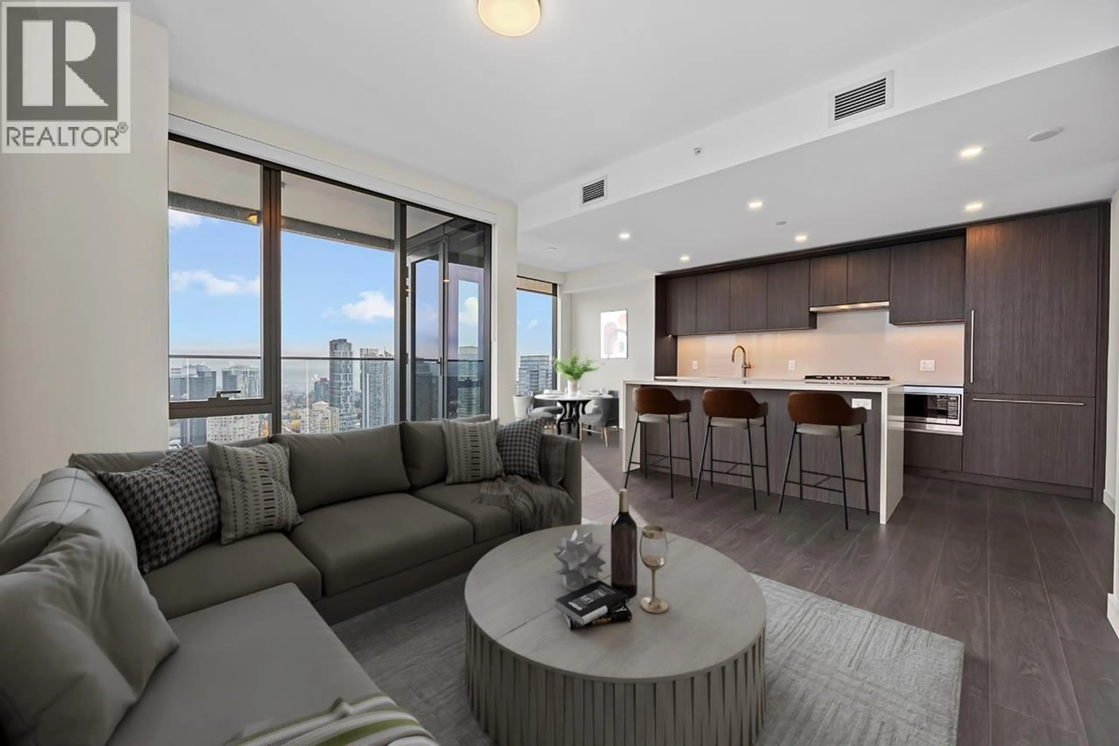 Living room with furniture, unknown for 3808 - 5987 WILSON AVENUE, Burnaby British Columbia V5H0L7