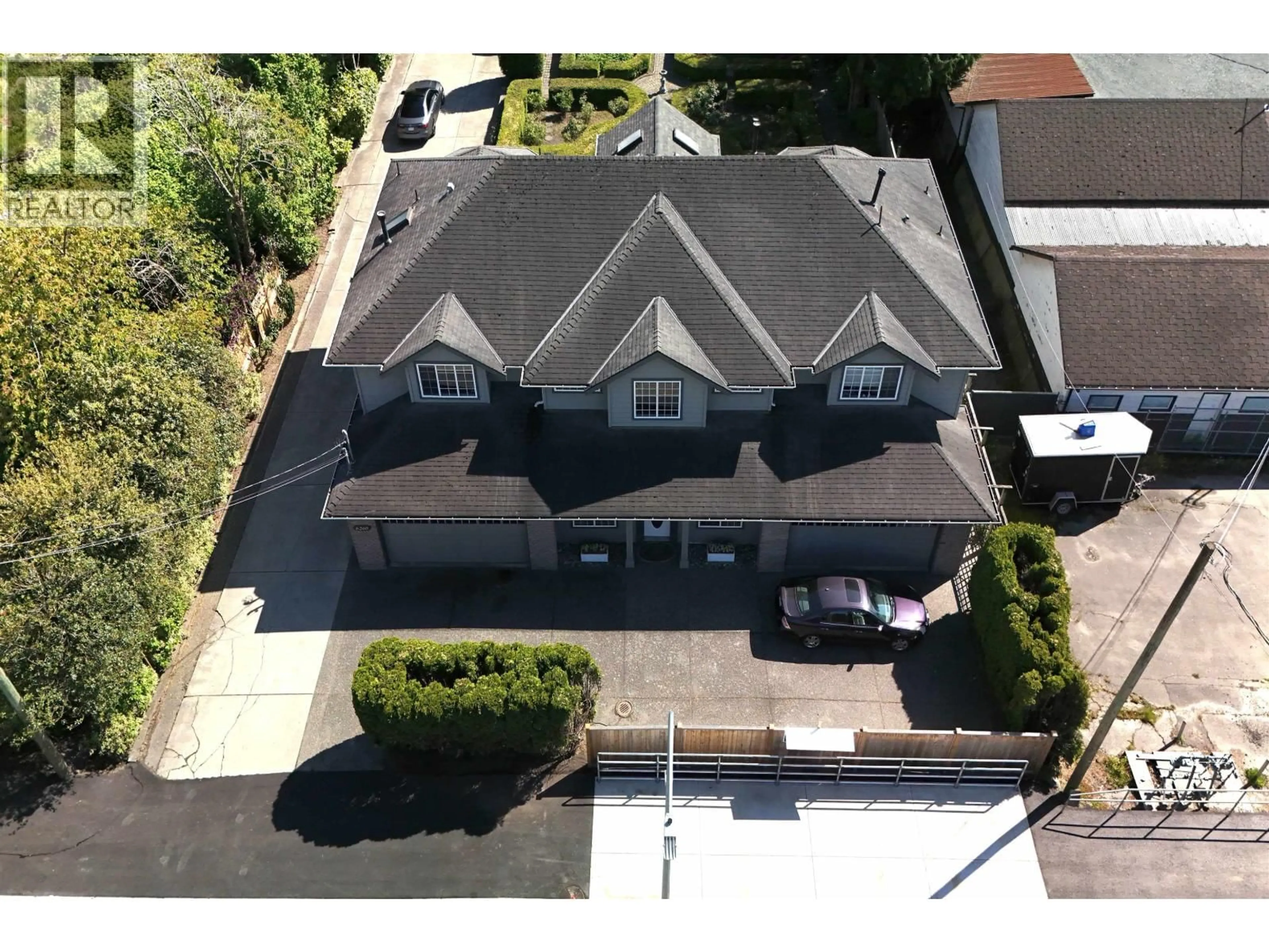A pic from outside/outdoor area/front of a property/back of a property/a pic from drone, street for 6260 STEVESTON HIGHWAY, Richmond British Columbia V7E2K8