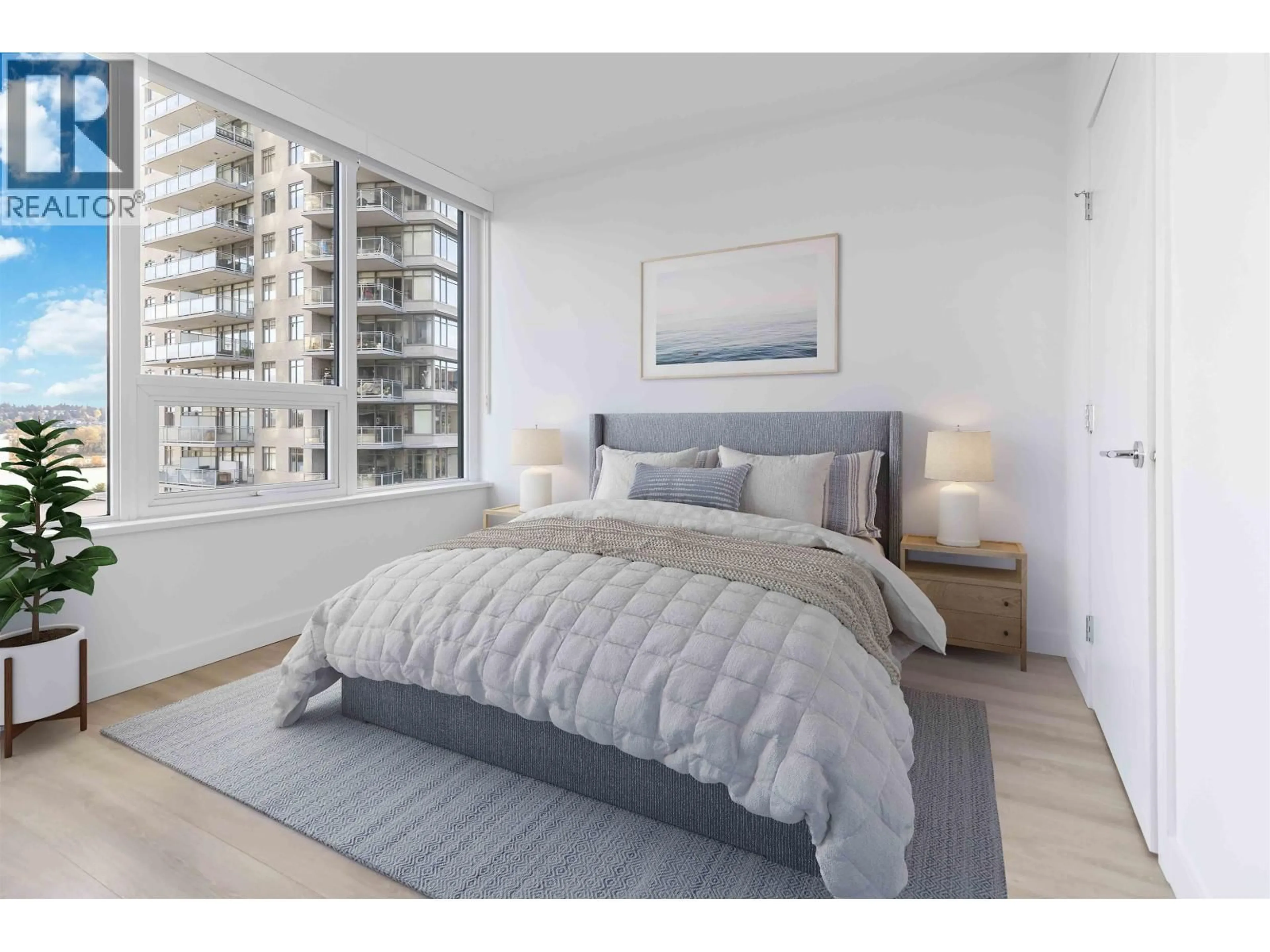 Bedroom with bed, unknown for 1307 - 823 CARNARVON STREET, New Westminster British Columbia V3M0N5