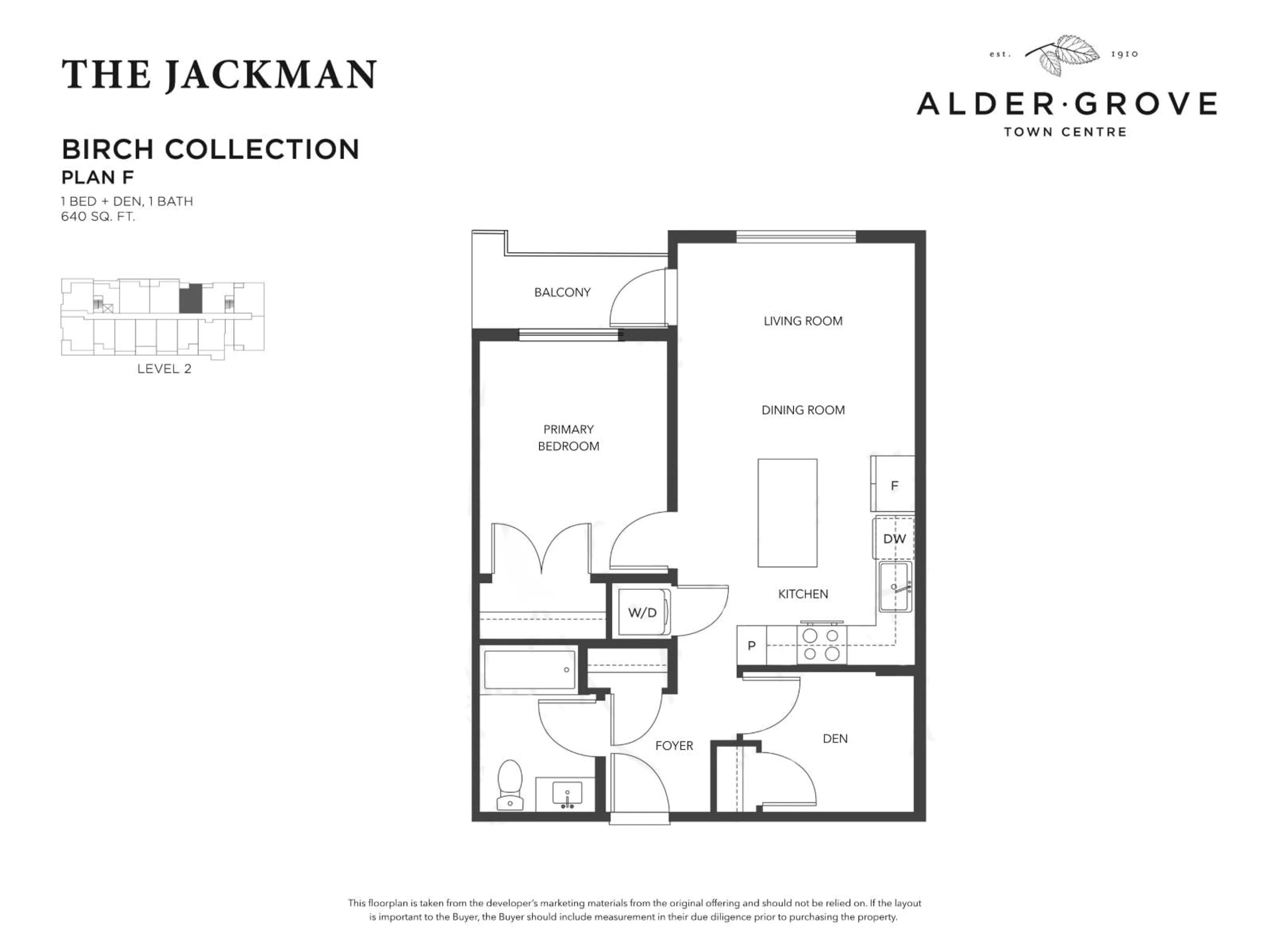 Floor plan for 204 - 27218 ALDERGROVE TOWN CENTRE, Langley British Columbia V4W0E4