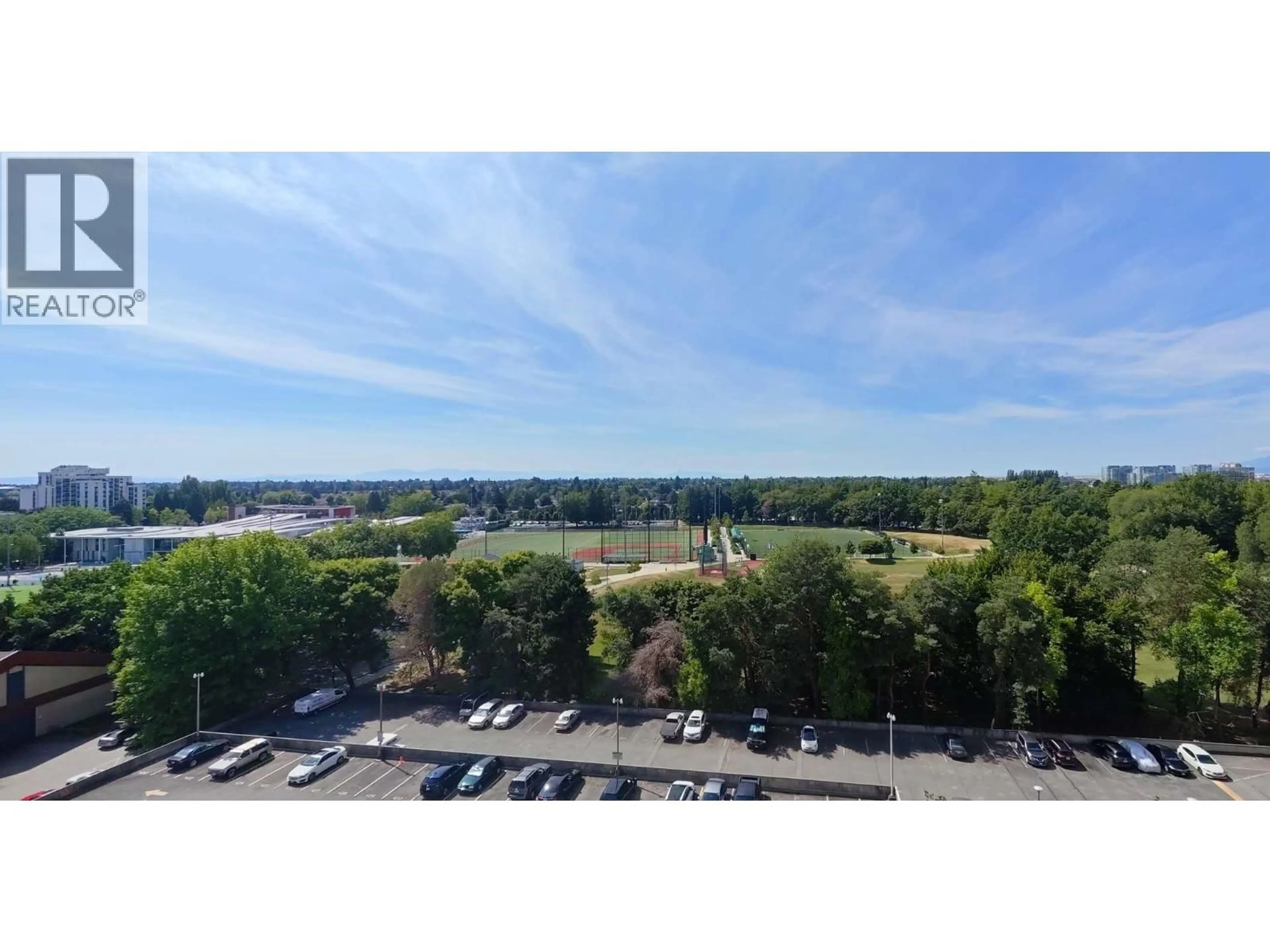 A pic from outside/outdoor area/front of a property/back of a property/a pic from drone, city buildings view from balcony for 1209 - 6631 MINORU BOULEVARD, Richmond British Columbia V6Y1Z1