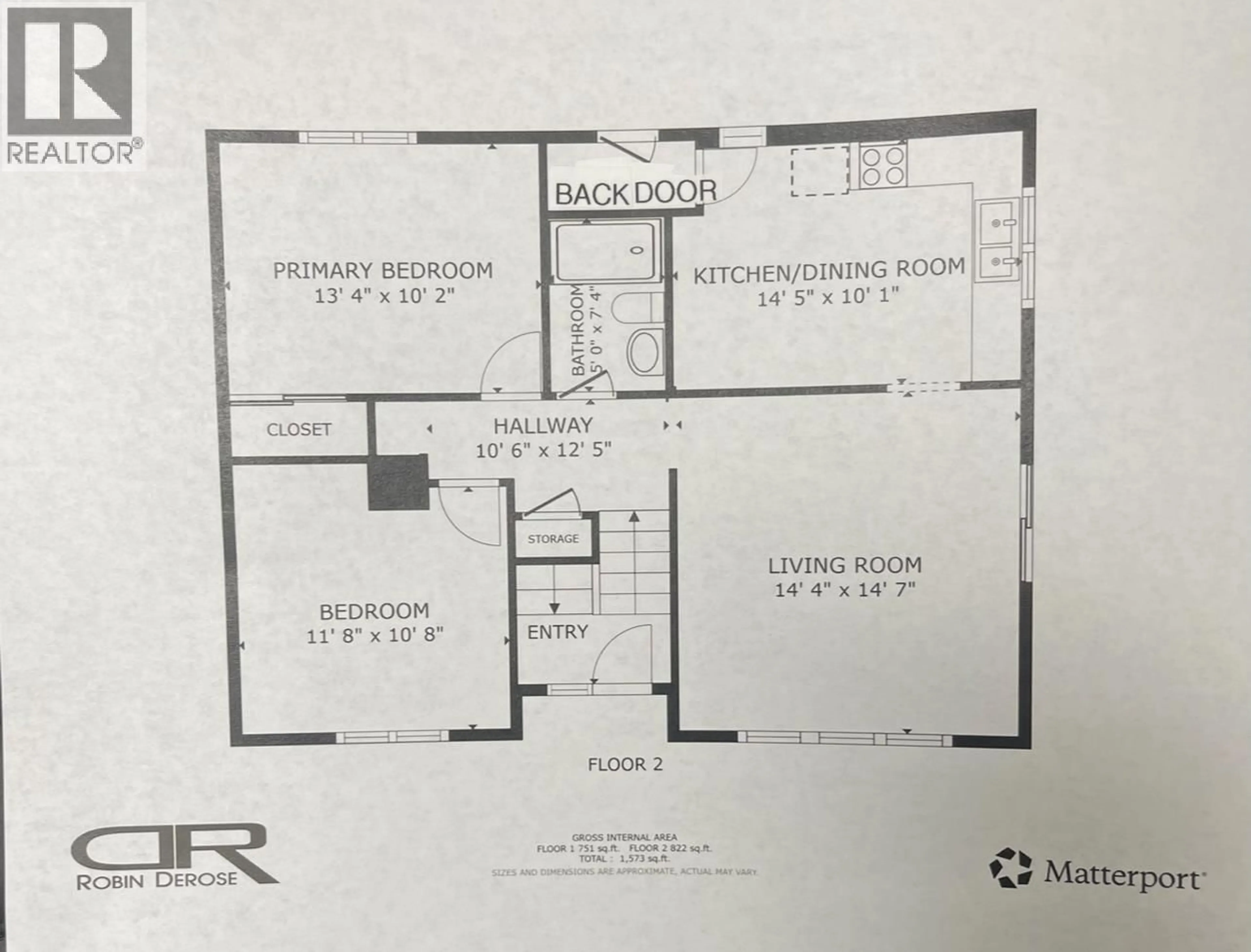Floor plan for 8232 98 AVENUE, Fort St. John British Columbia V1J1P5