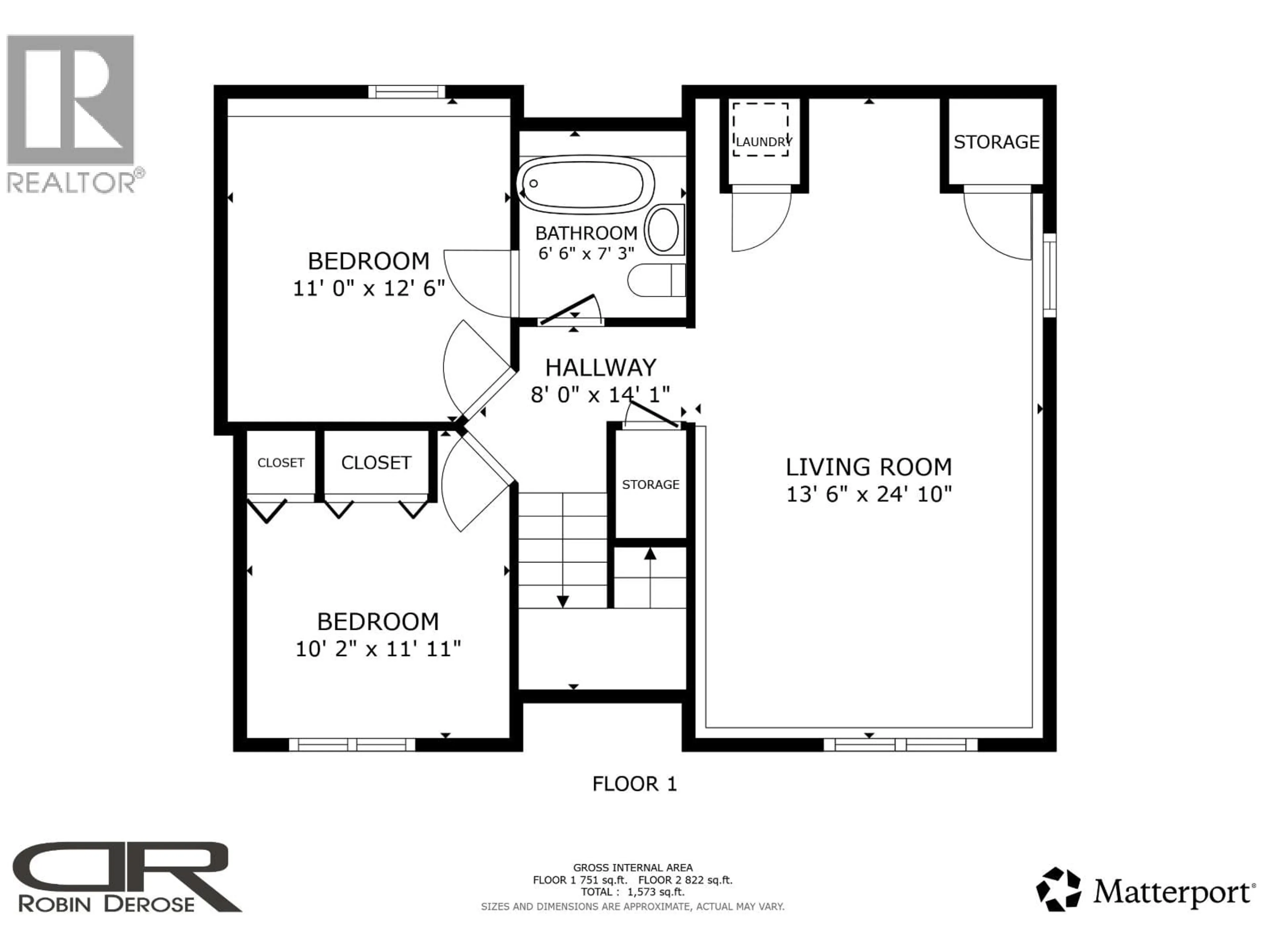 Floor plan for 8232 98 AVENUE, Fort St. John British Columbia V1J1P5