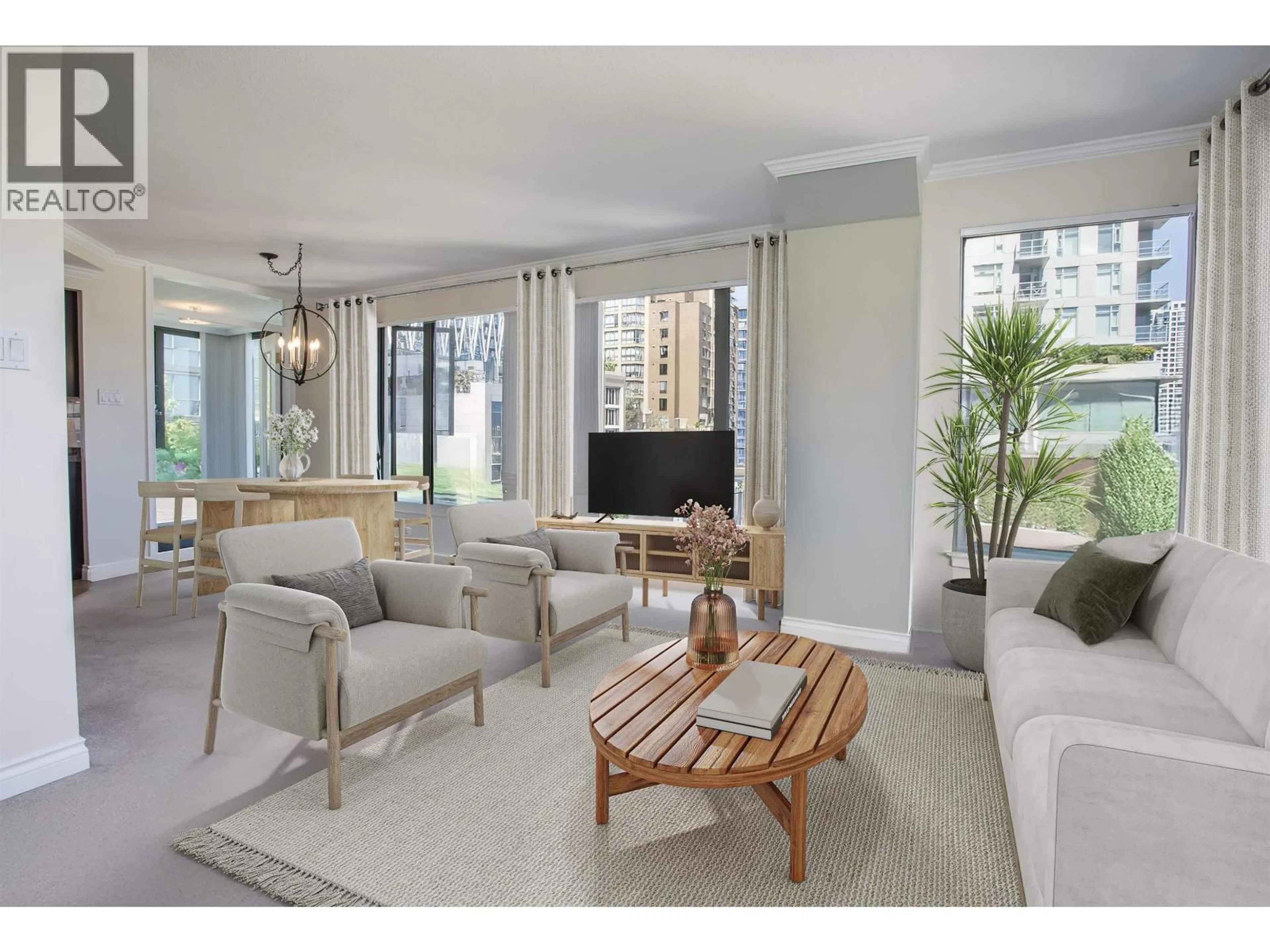 Living room with furniture, unknown for 705 - 1155 HOMER STREET, Vancouver British Columbia V6B5T5