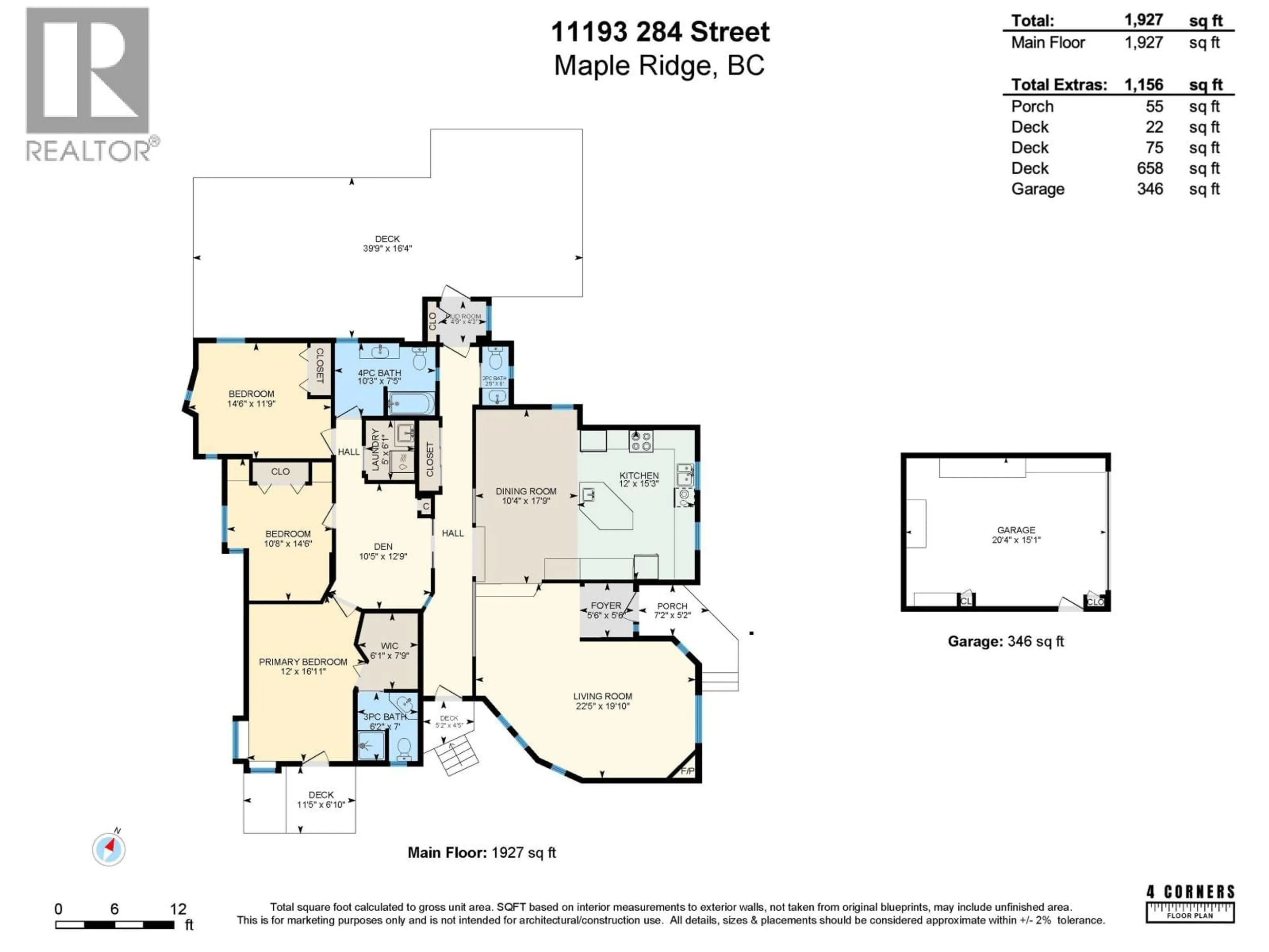 Floor plan for 11193 284 STREET, Maple Ridge British Columbia V2W1L8