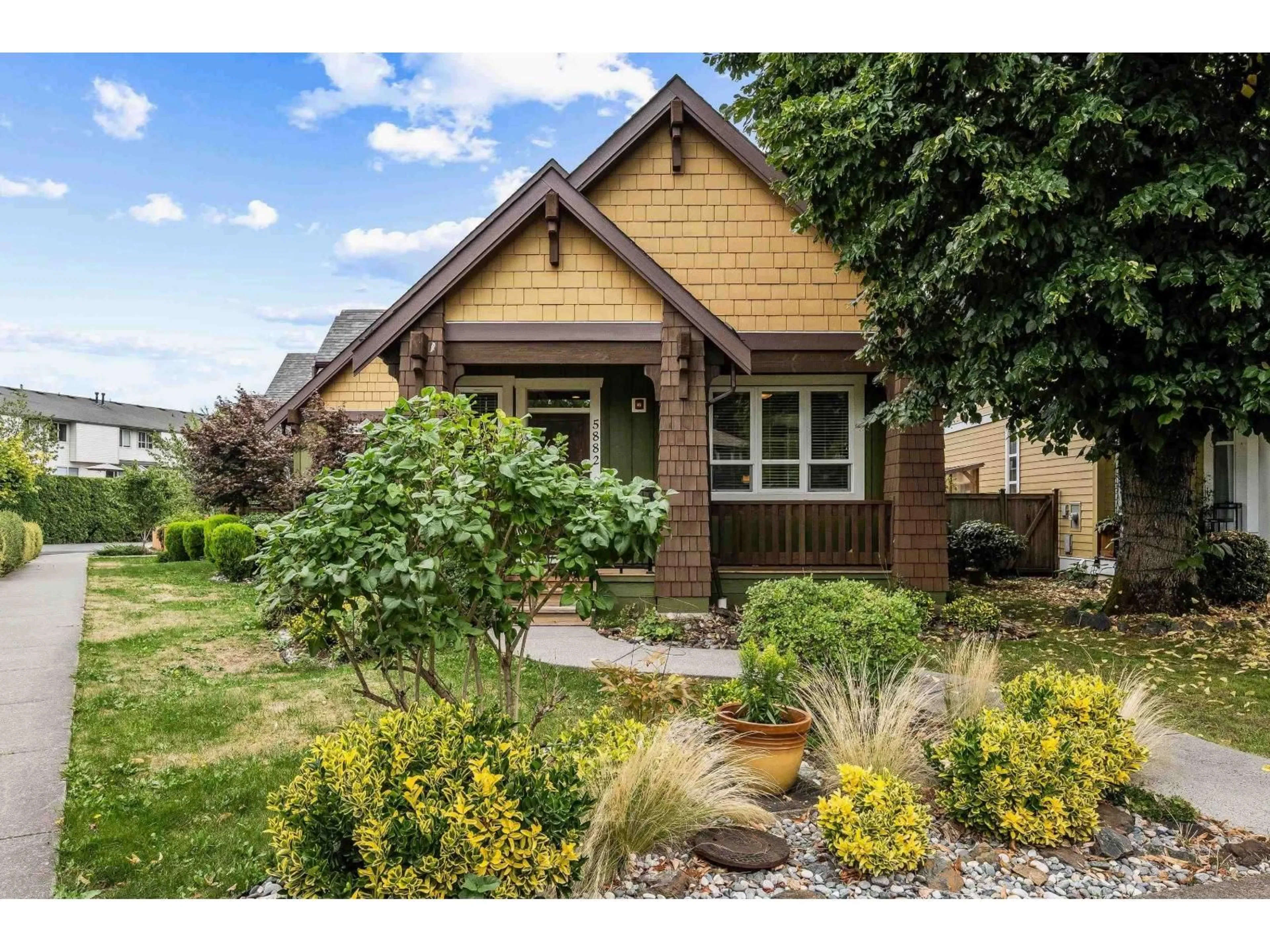 Home with brick exterior material, street for 2 - 5882 COWICHAN STREET, Chilliwack British Columbia V2R0G8