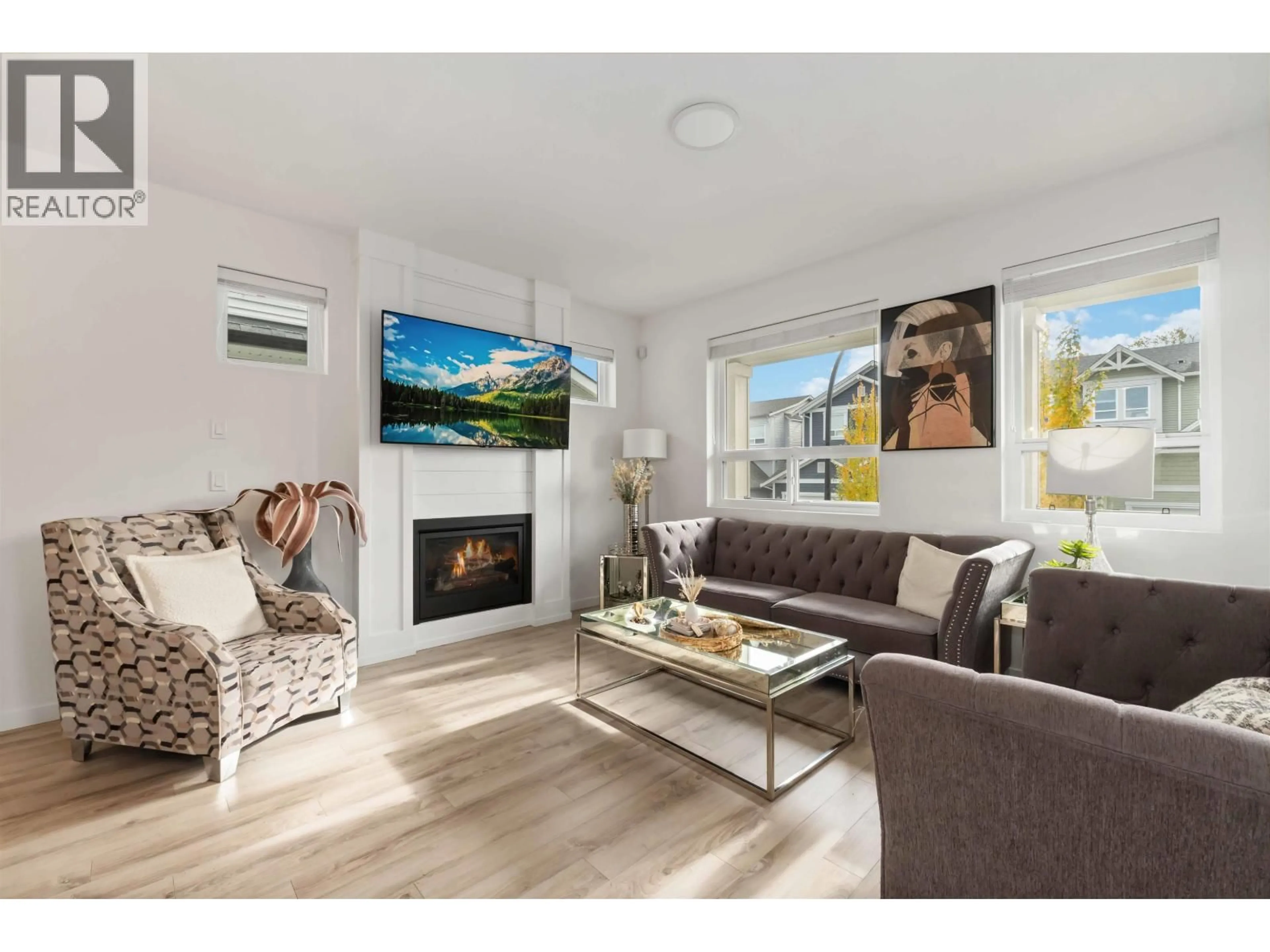 Living room with furniture, wood/laminate floor for 23863 119B AVENUE, Maple Ridge British Columbia V4R1W4