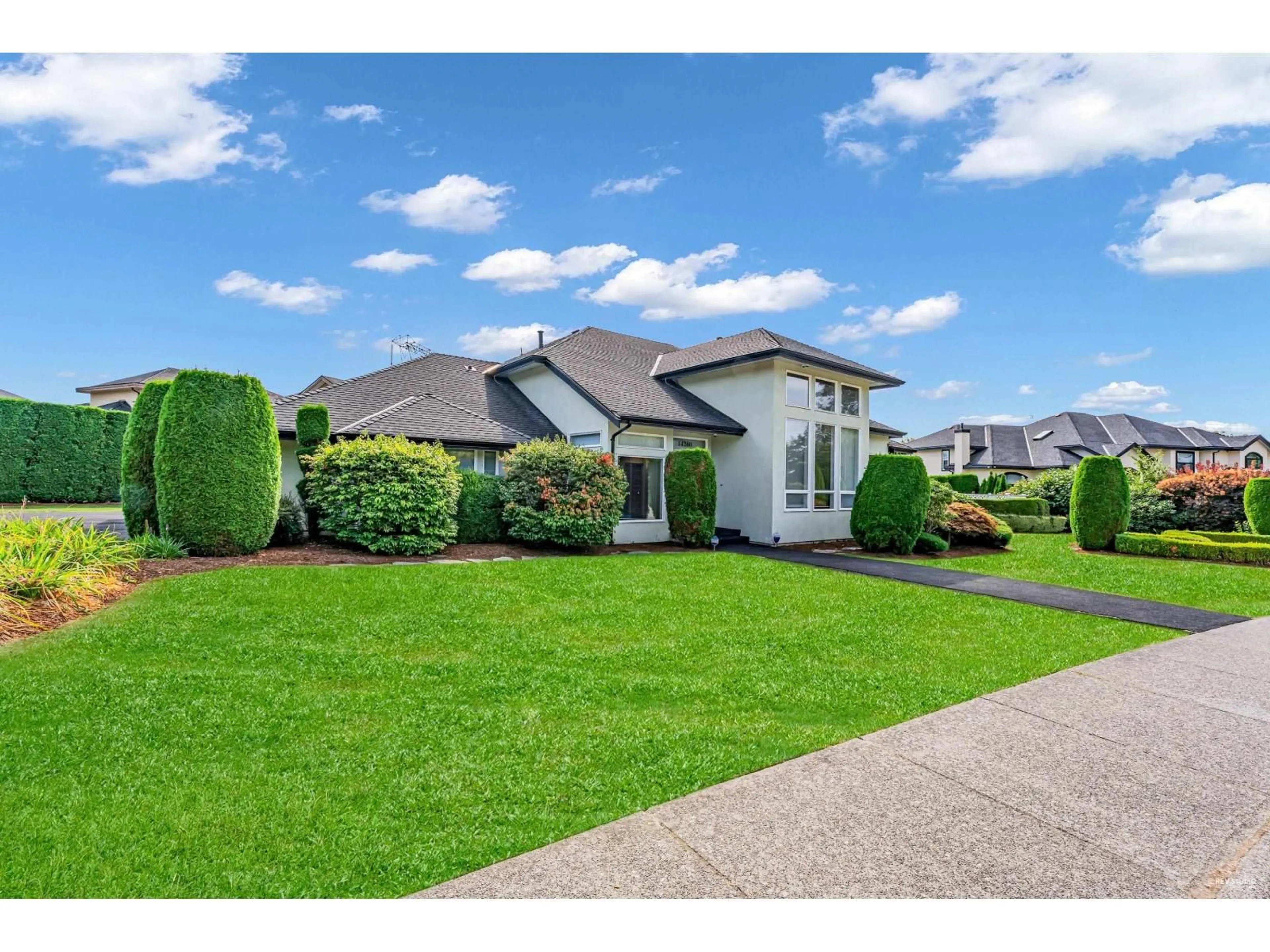 Home with vinyl exterior material, street for 14260 82A, Surrey British Columbia V3W0V6