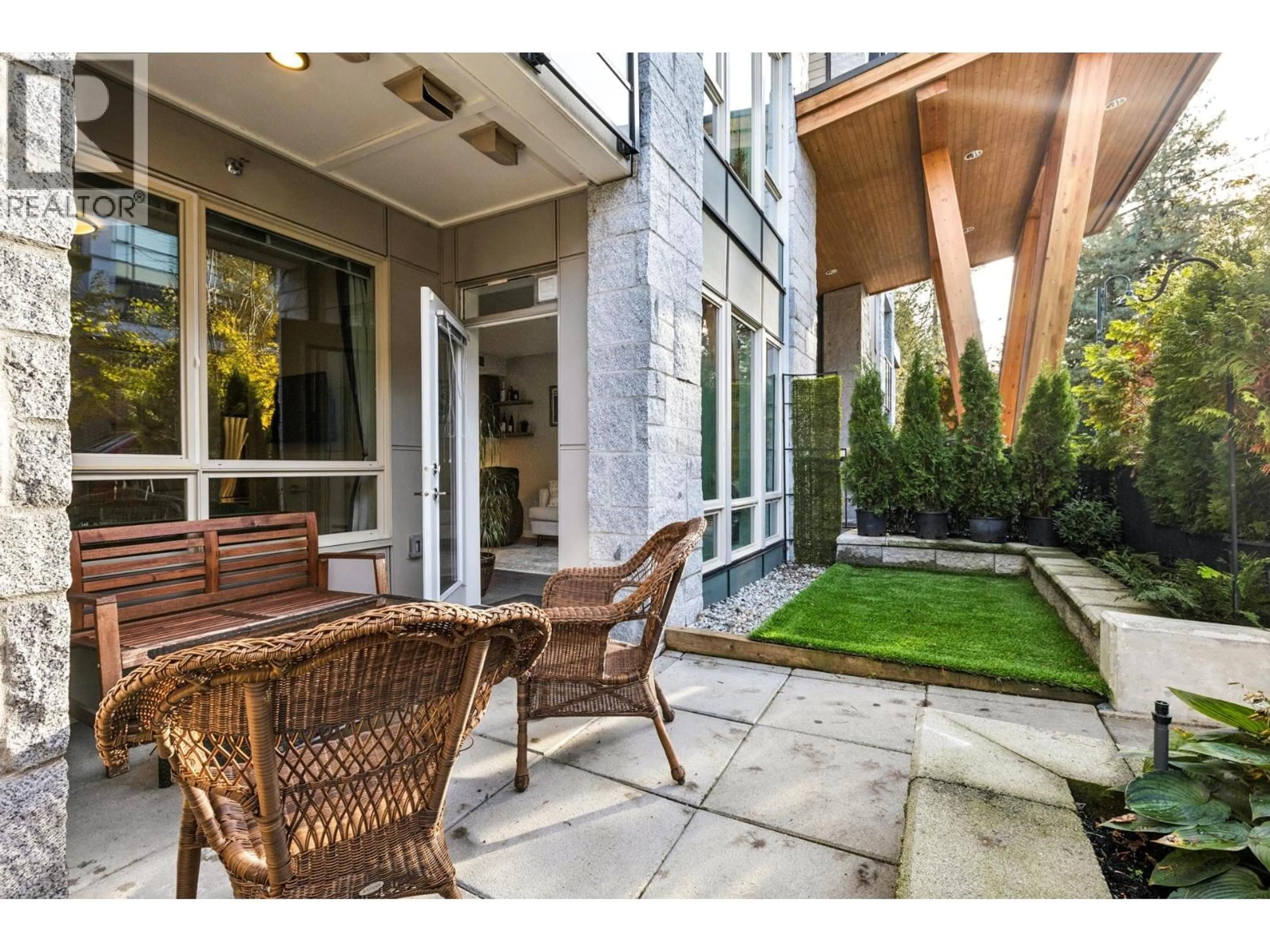 Patio, street for 106 - 2632 LIBRARY LANE, North Vancouver British Columbia V7J0B8