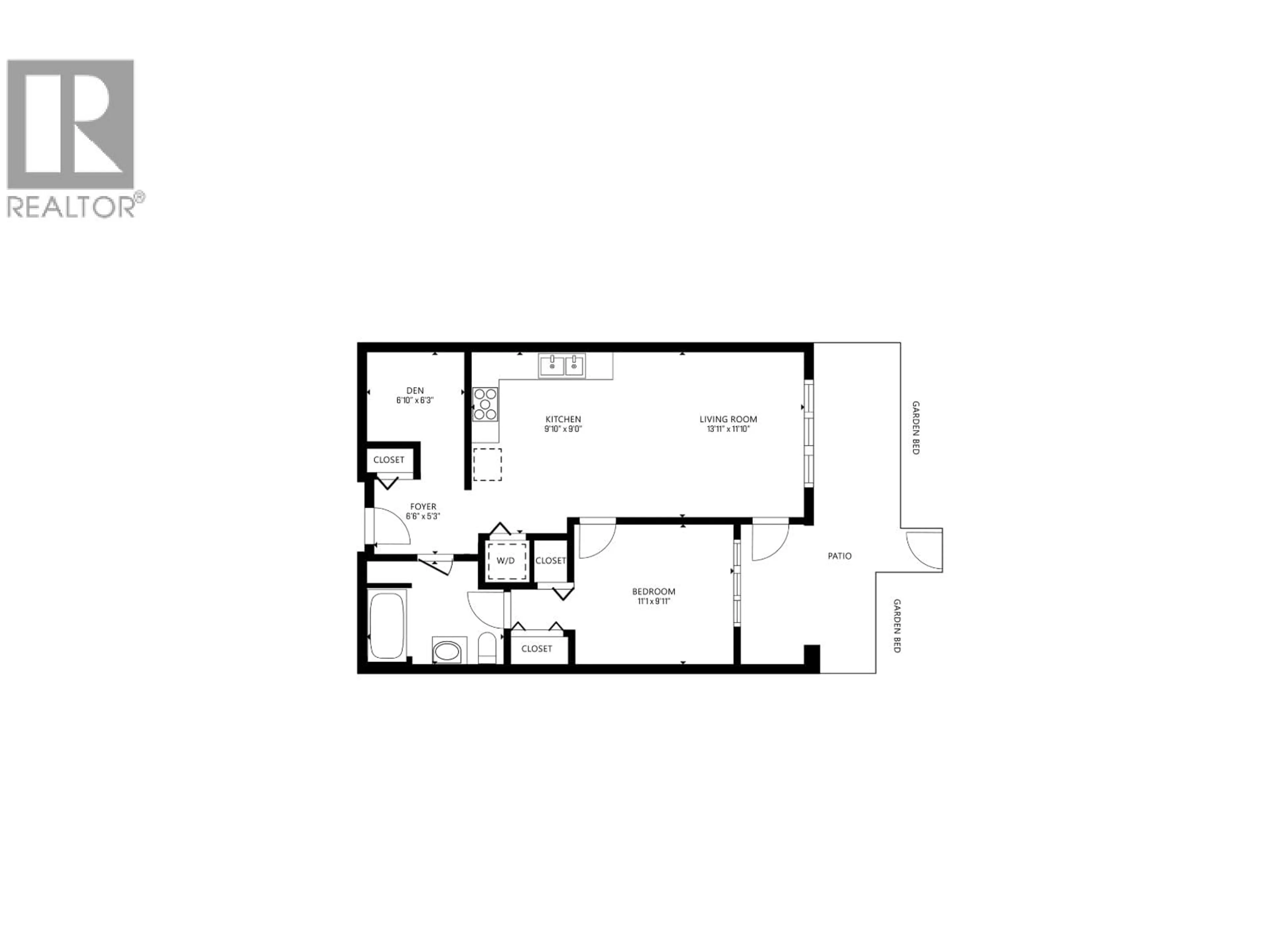 Floor plan for 106 - 2632 LIBRARY LANE, North Vancouver British Columbia V7J0B8