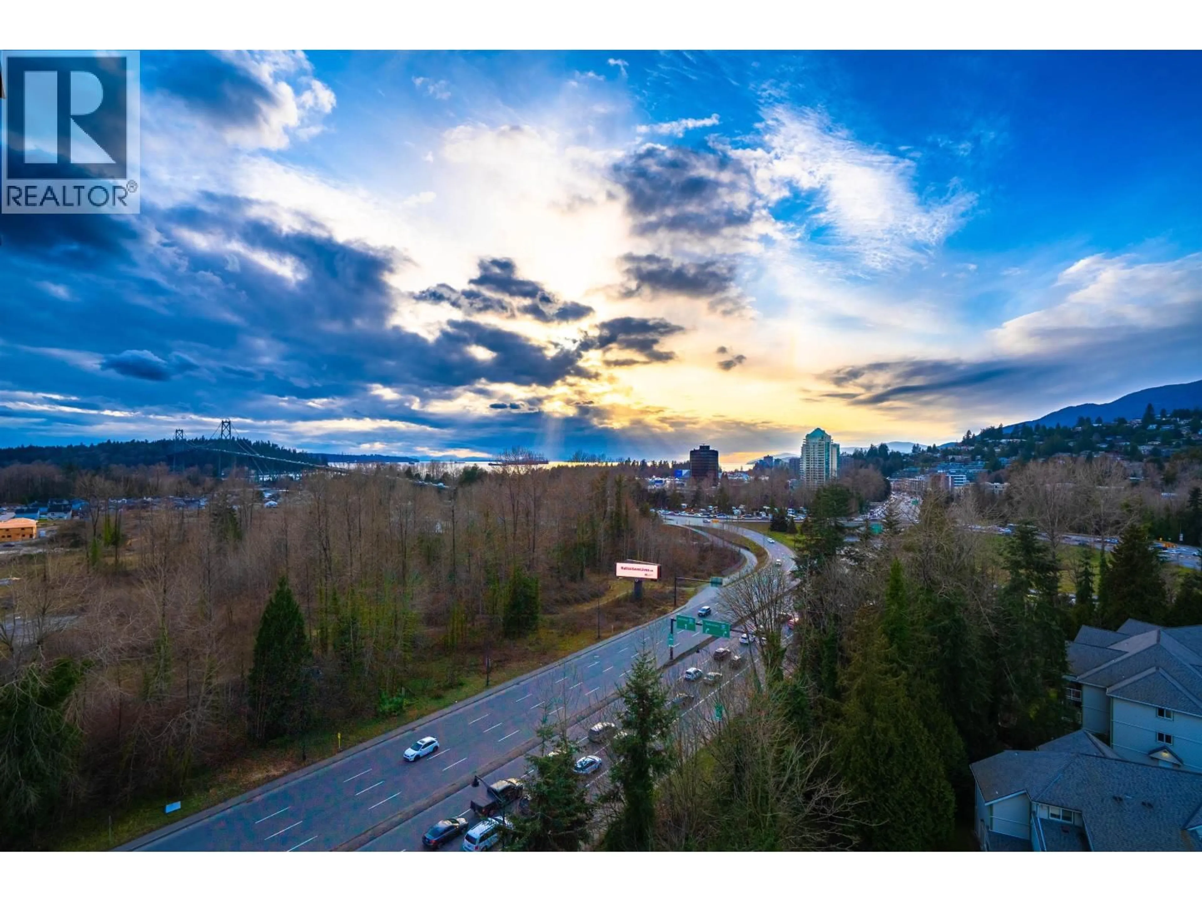 A pic from outside/outdoor area/front of a property/back of a property/a pic from drone, mountain view for 1107 - 200 KLAHANIE COURT, West Vancouver British Columbia V7P0E4