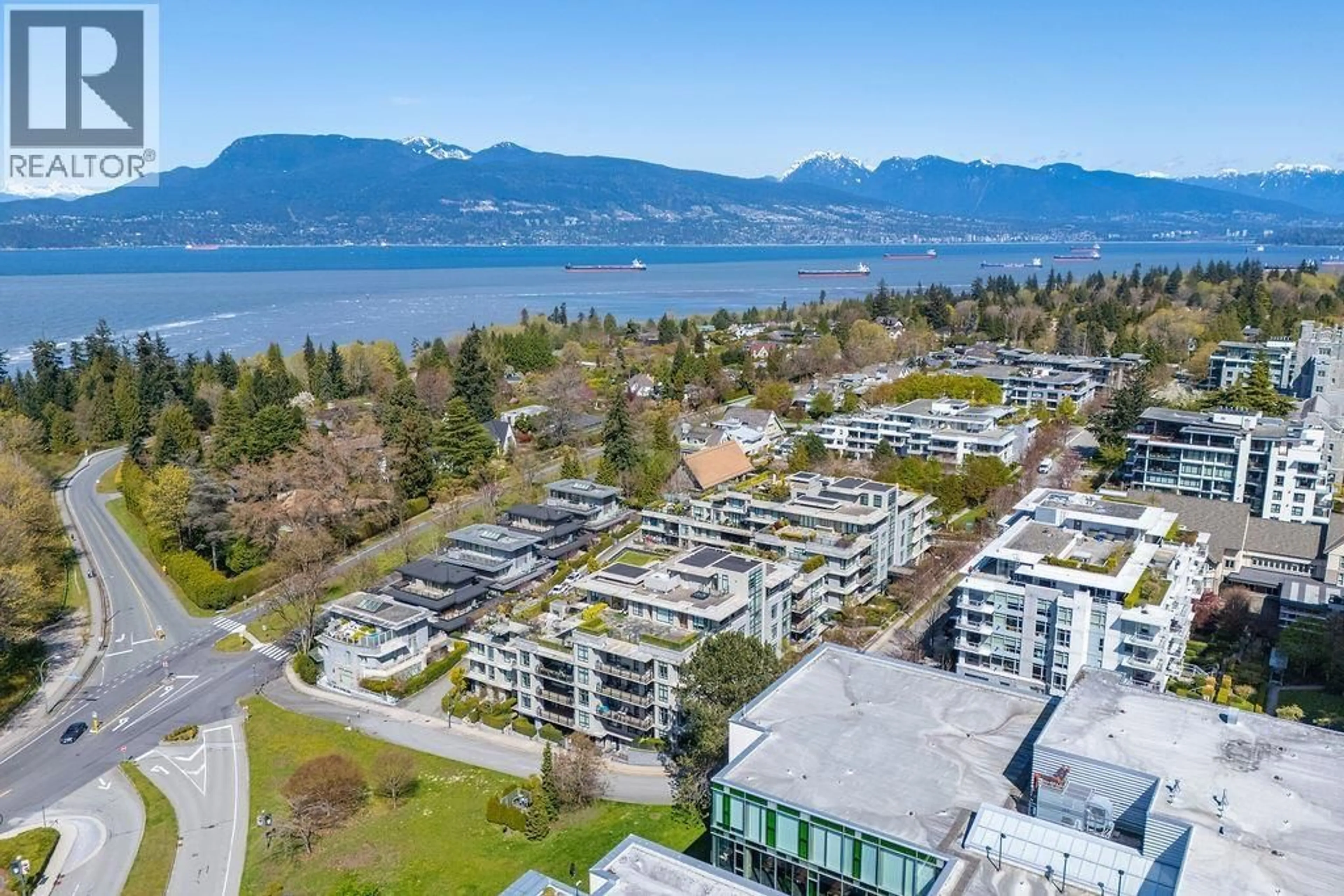 A pic from outside/outdoor area/front of a property/back of a property/a pic from drone, water/lake/river/ocean view for TH 16 - 6063 IONA DRIVE, Vancouver British Columbia V6T0B1