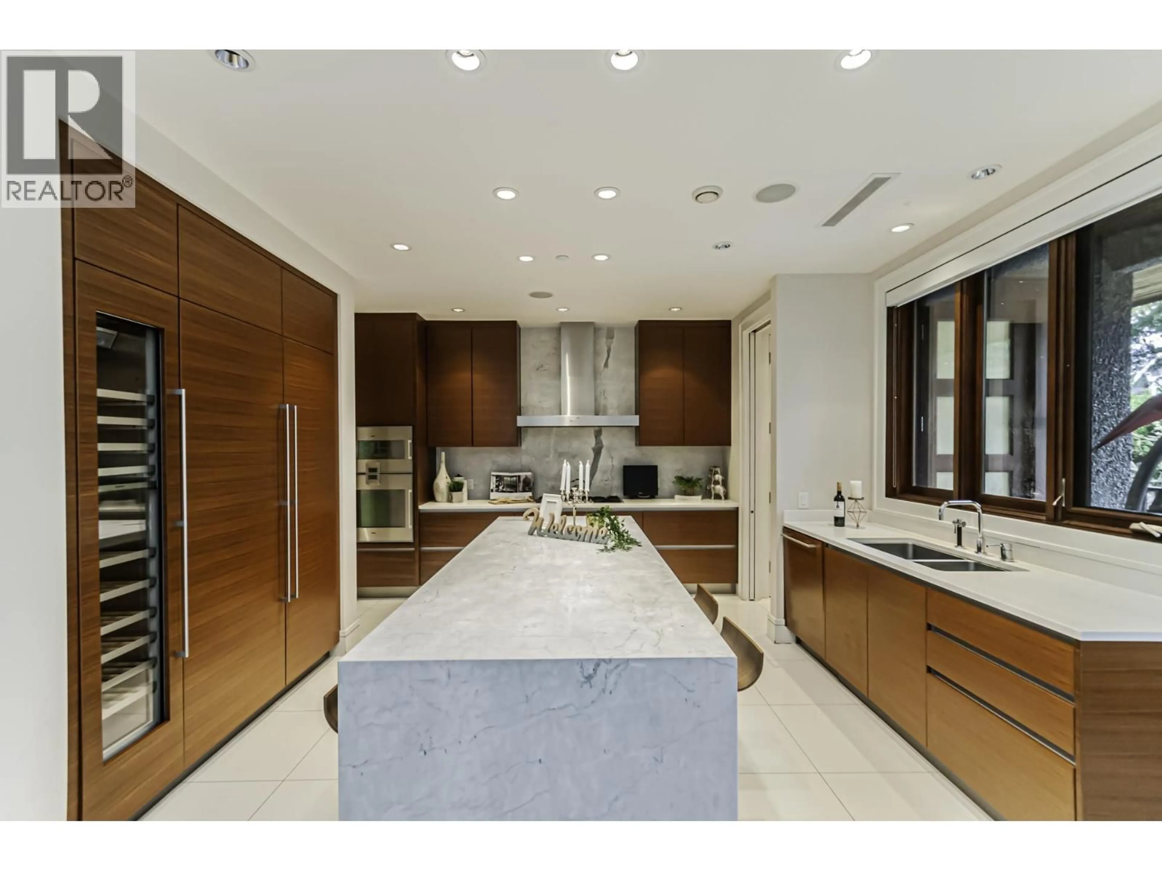 Contemporary kitchen, ceramic/tile floor for 3875 36TH AVENUE, Vancouver British Columbia V6N2S5