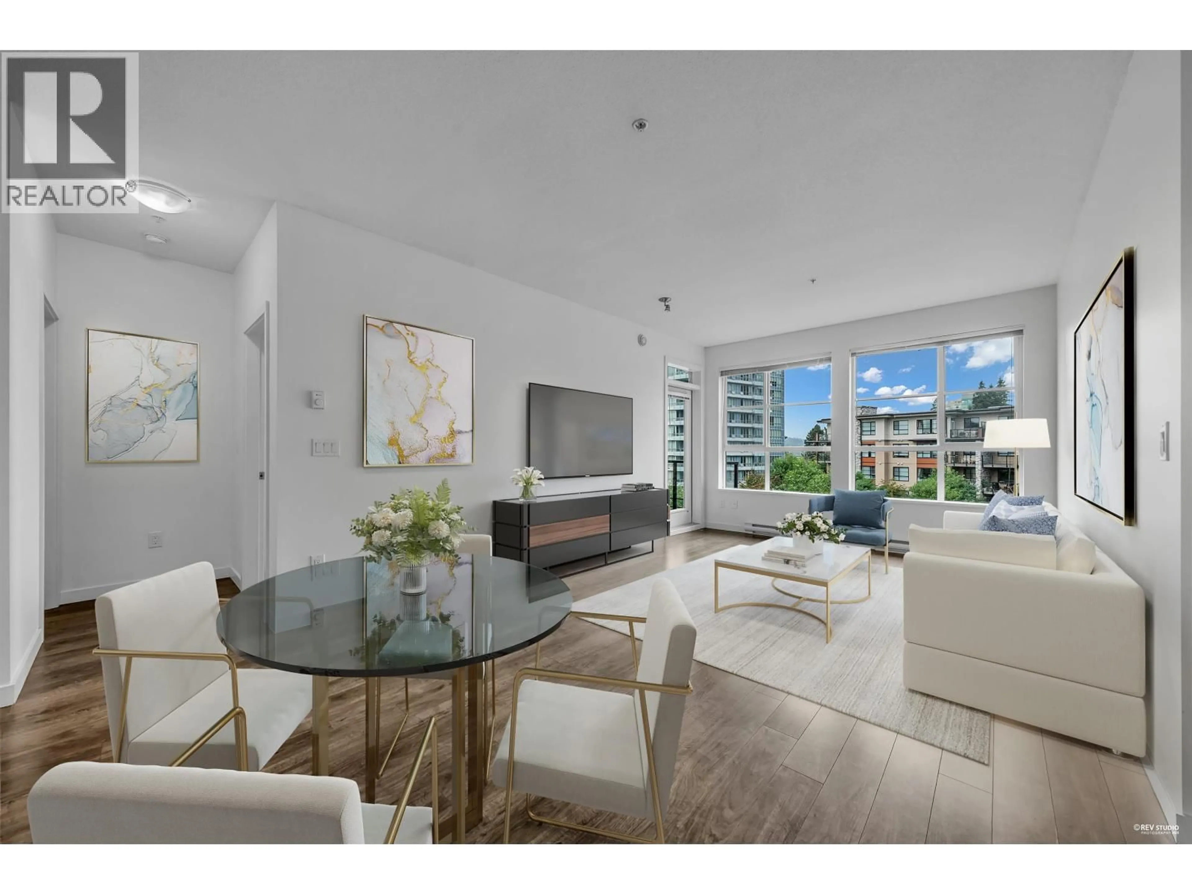 Living room with furniture, unknown for 411 - 1152 WINDSOR MEWS, Coquitlam British Columbia V3B0N1