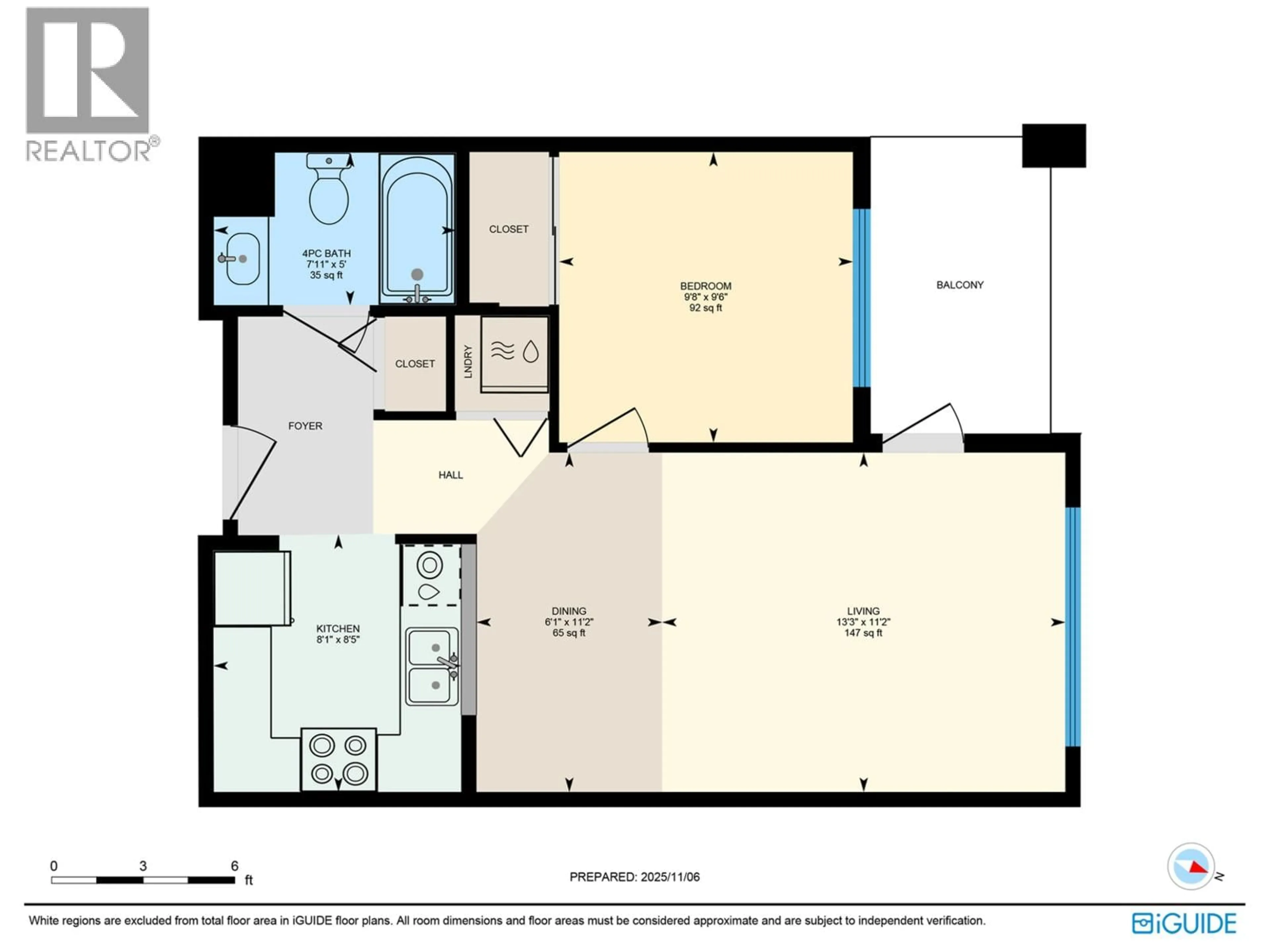 Floor plan for 210 - 3575 EUCLID AVENUE, Vancouver British Columbia V5R6H5