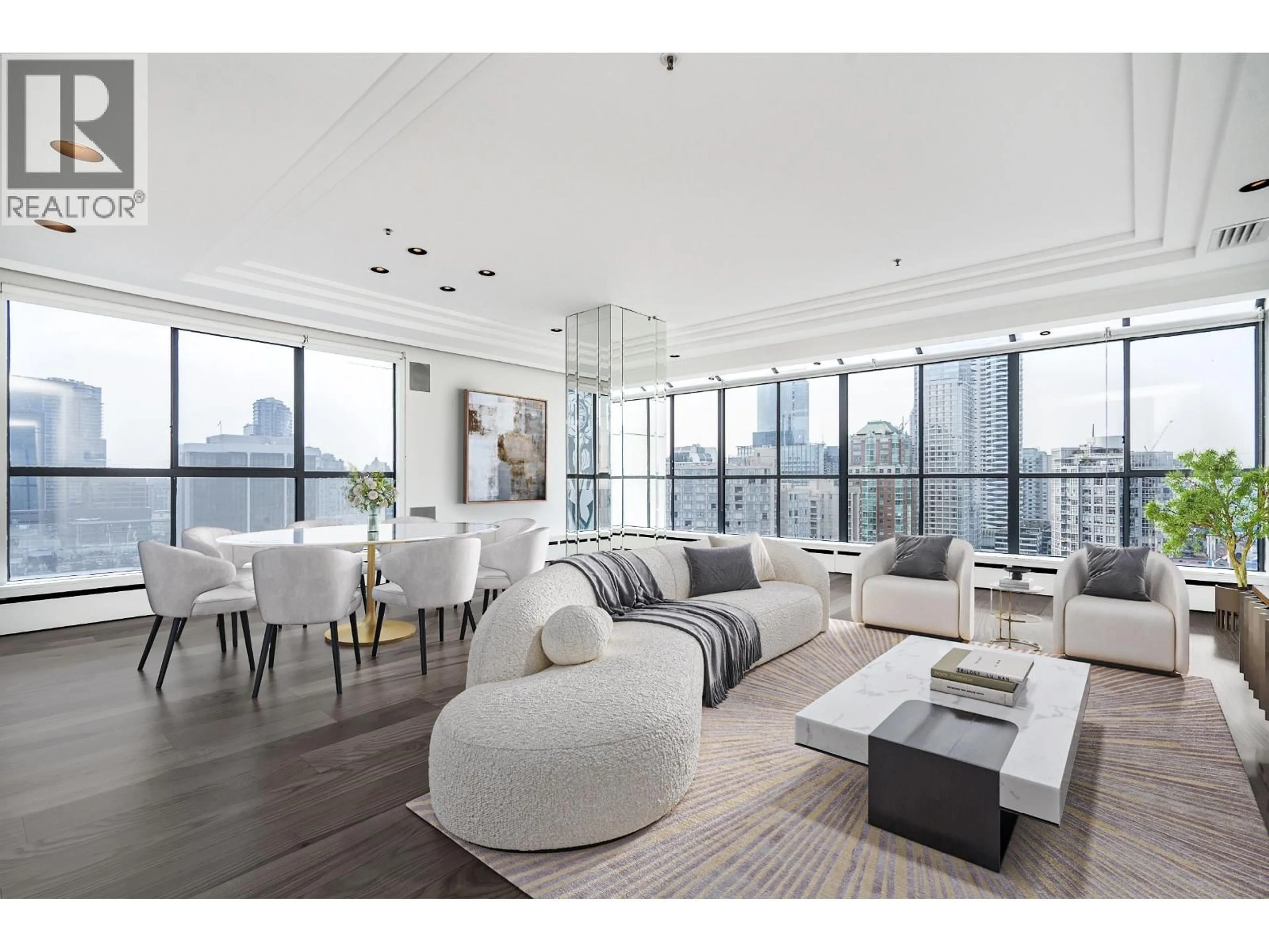 Living room with furniture, unknown for PH1 - 1060 ALBERNI STREET, Vancouver British Columbia V6E4K2