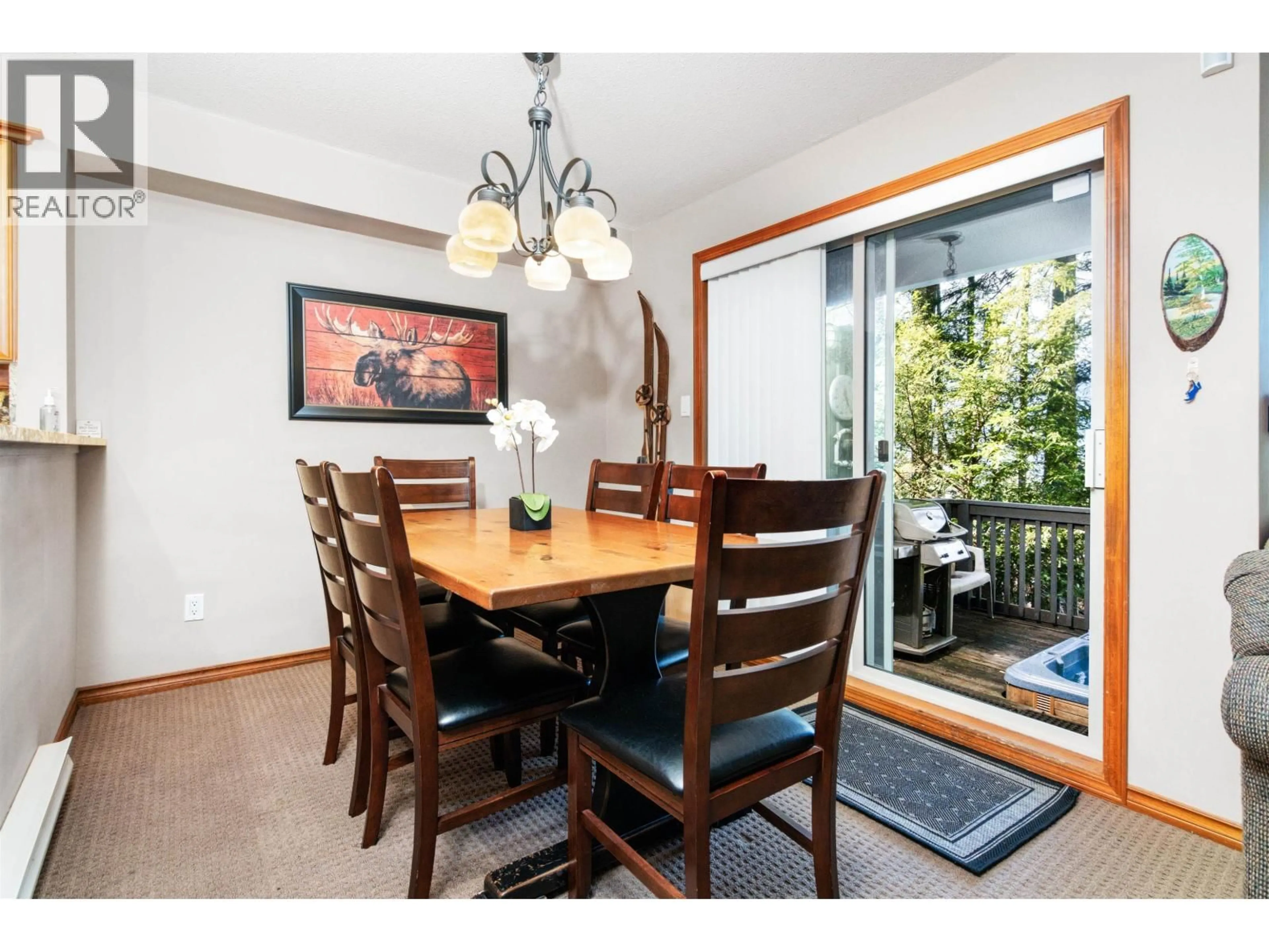 Dining room, wood/laminate floor for 13 - 4890 PAINTED CLIFF ROAD, Whistler British Columbia V8E1C9