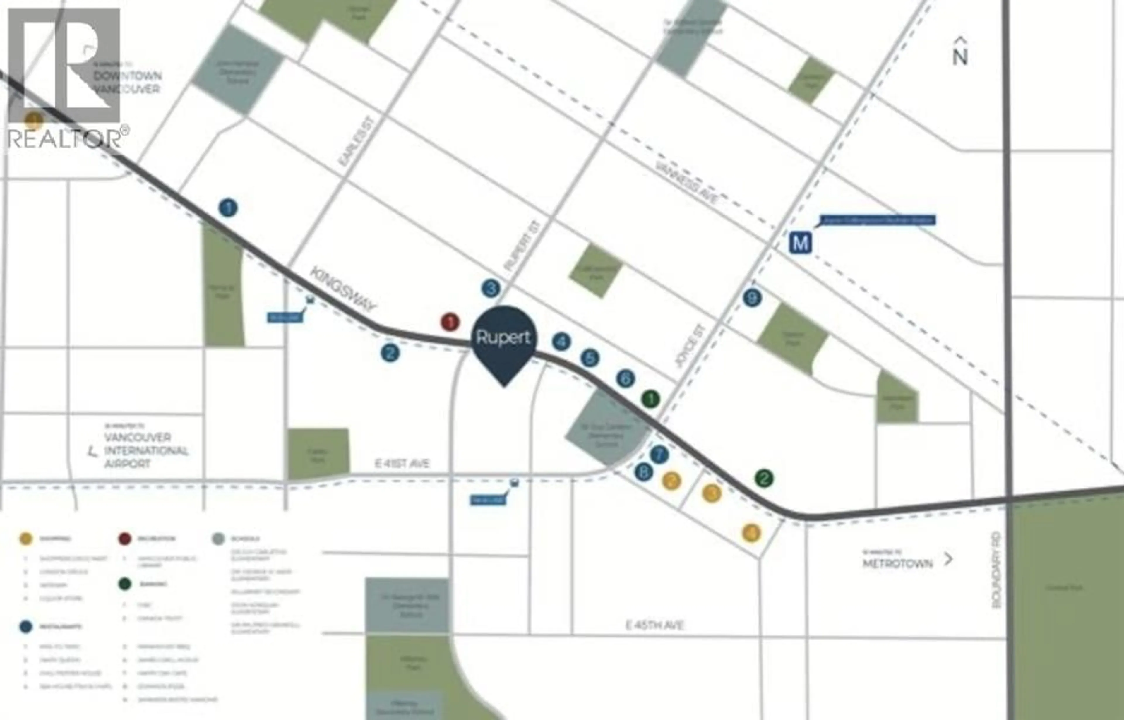 Picture of a map for 302 - 3050 KINGSWAY ROAD, Vancouver British Columbia V5R5J7