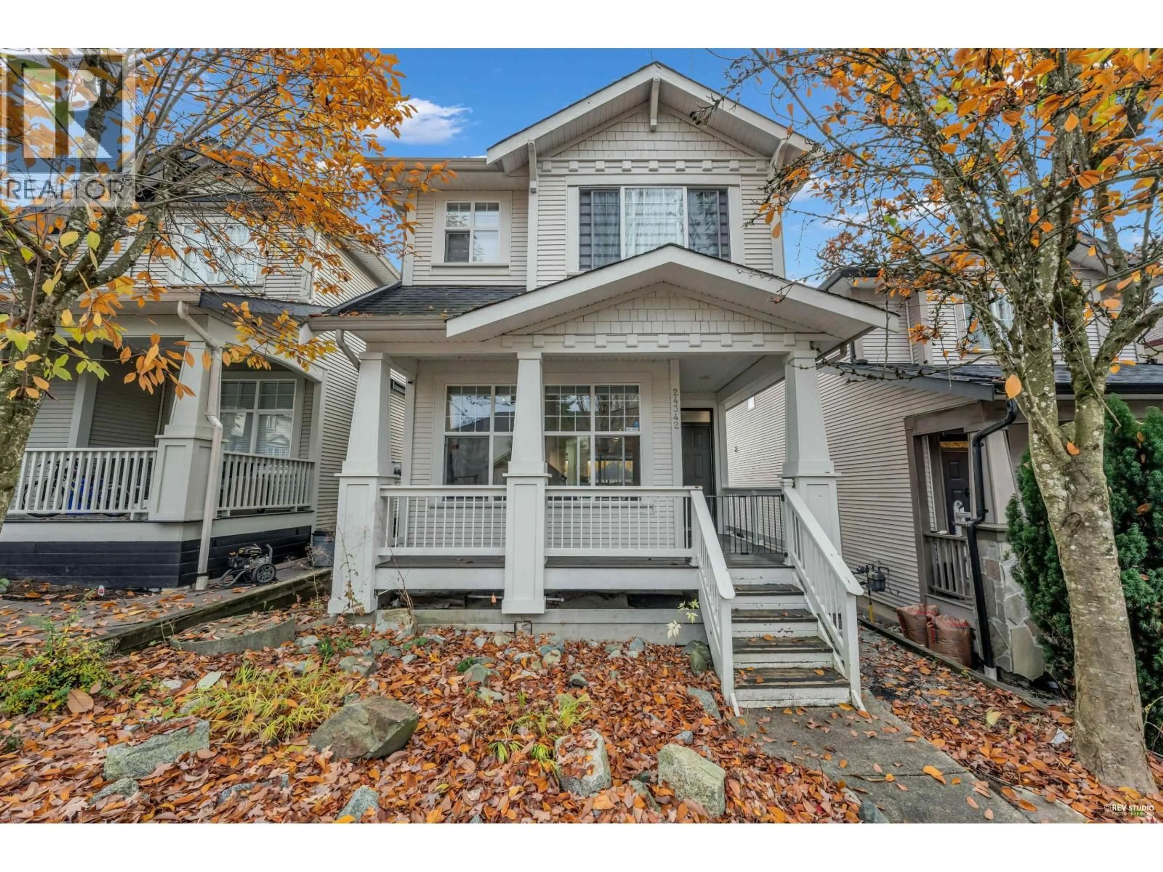 Home with vinyl exterior material, street for 24342 102B AVENUE, Maple Ridge British Columbia V2W1Y2