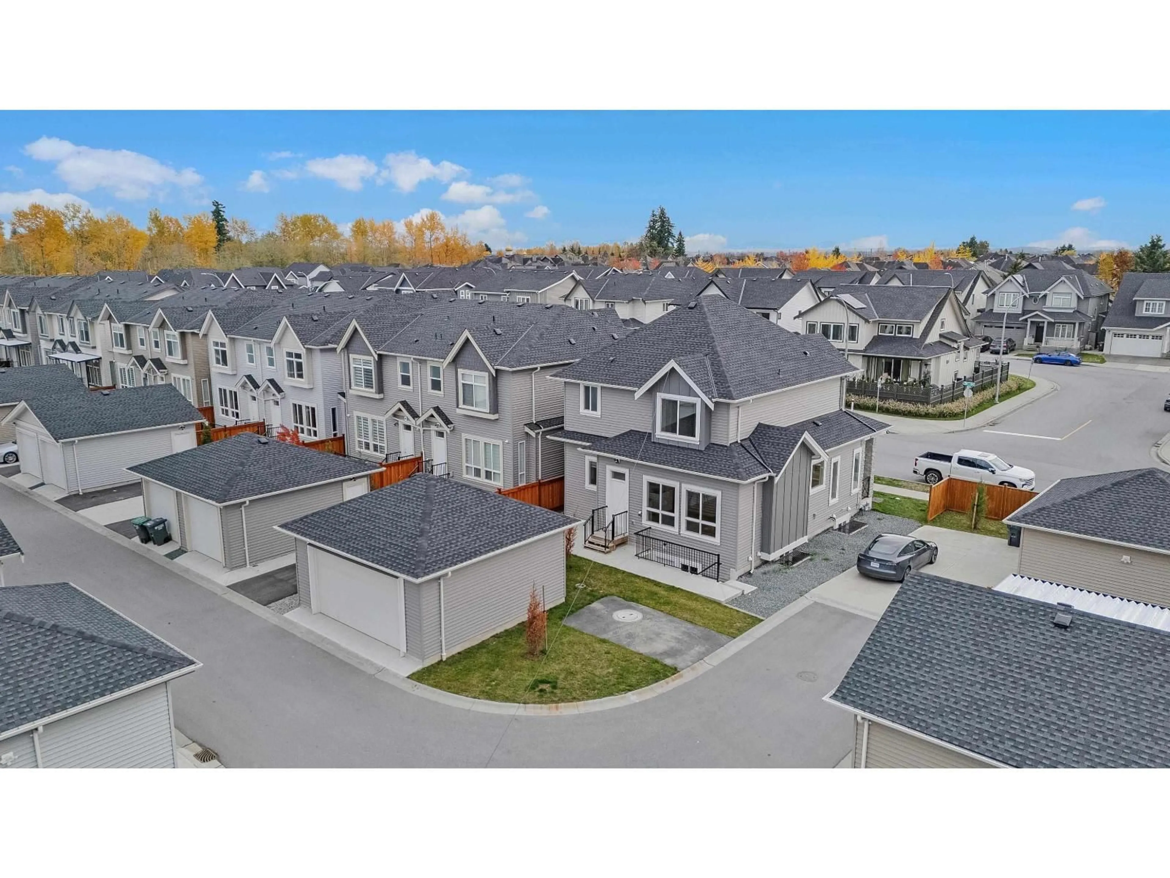 A pic from outside/outdoor area/front of a property/back of a property/a pic from drone, street for 19631 74, Langley British Columbia V2Y3R5