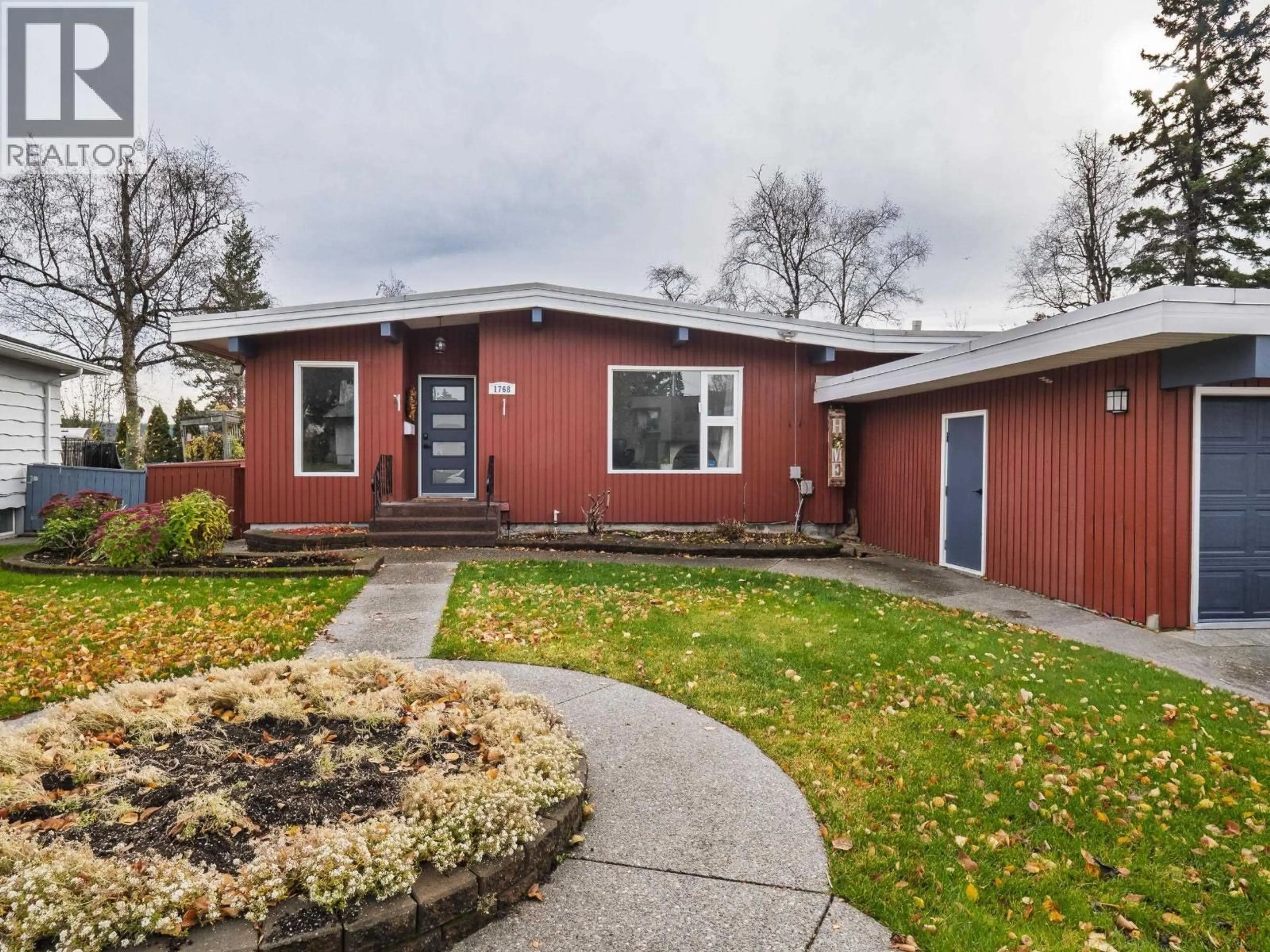 Home with brick exterior material, street for 1768 EDMONTON STREET, Prince George British Columbia V2M1X4