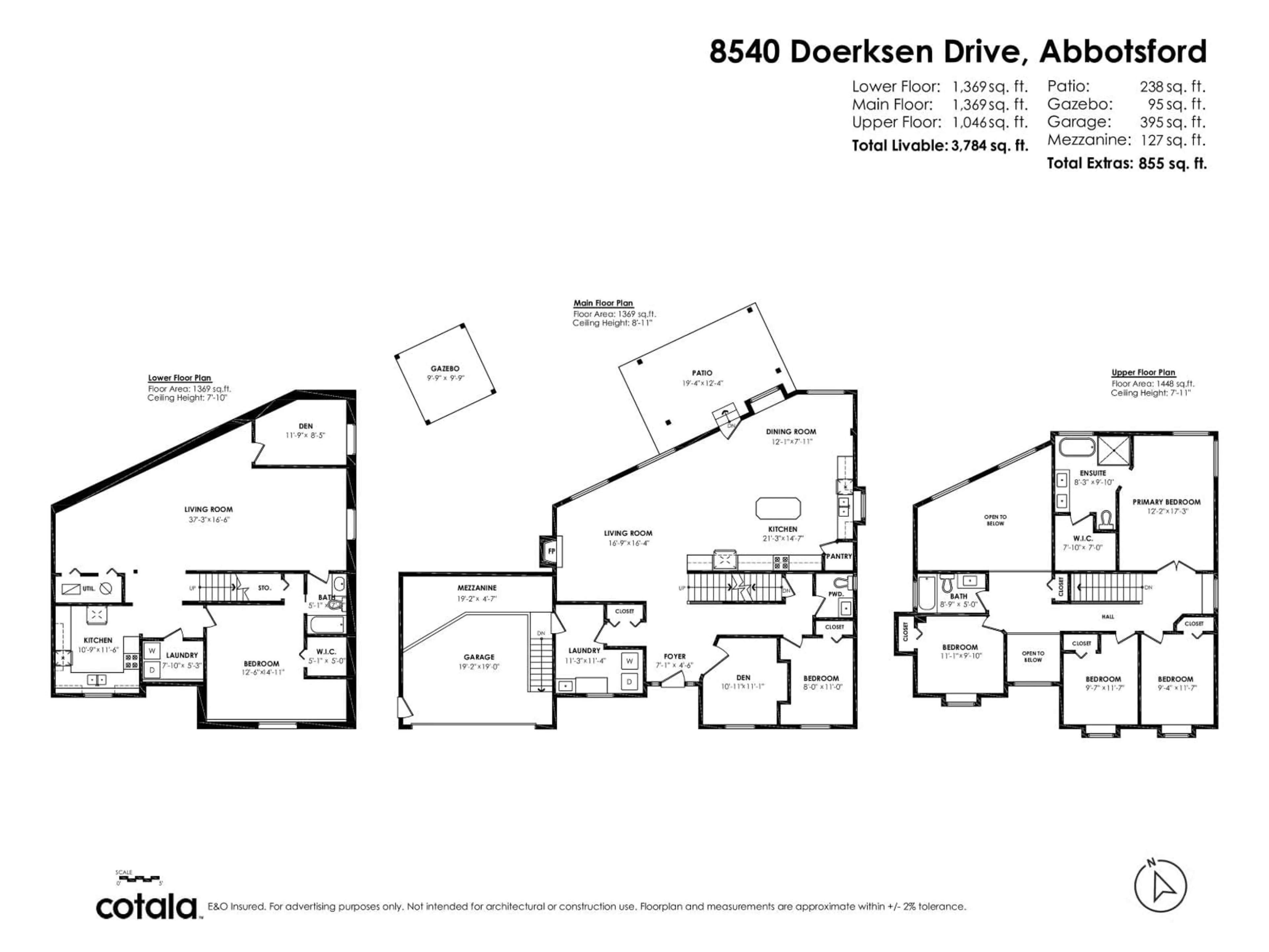 Floor plan for 8540 DOERKSEN, Mission British Columbia V2V7C4