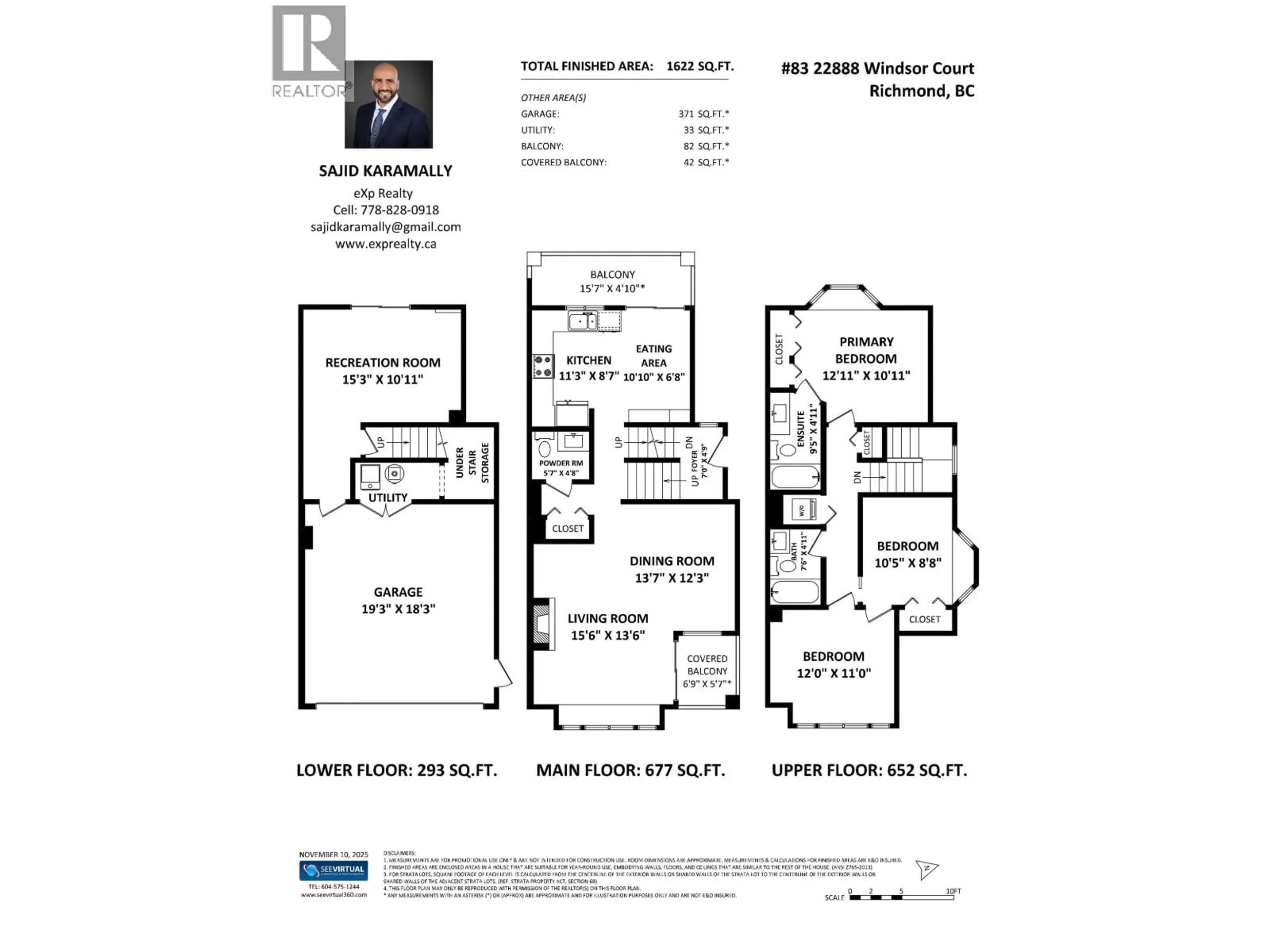 Floor plan for 83 - 22888 WINDSOR COURT, Richmond British Columbia V6V2W6