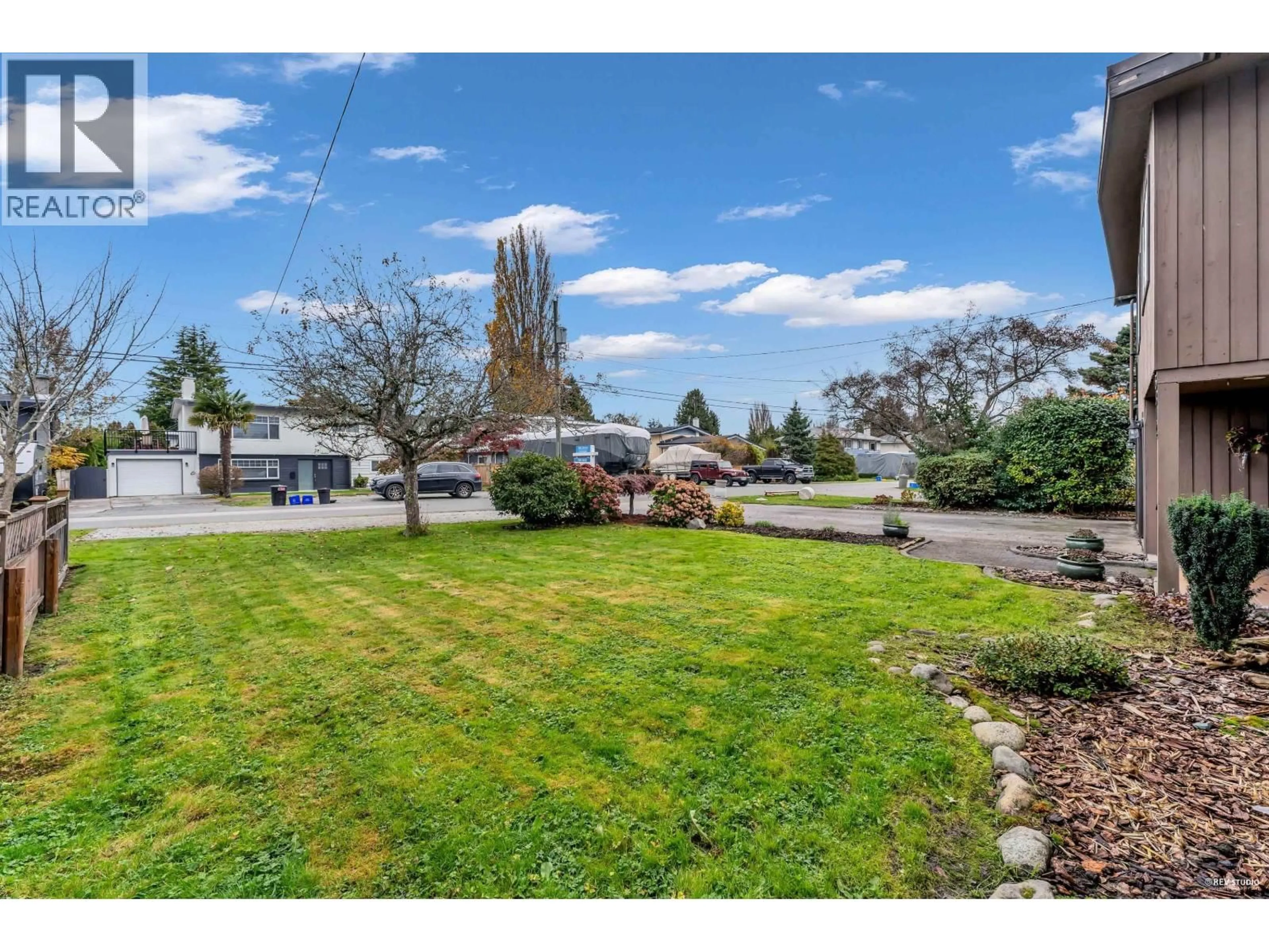 A pic from outside/outdoor area/front of a property/back of a property/a pic from drone, water/lake/river/ocean view for 5814 GROVE AVENUE, Delta British Columbia V4K2B4