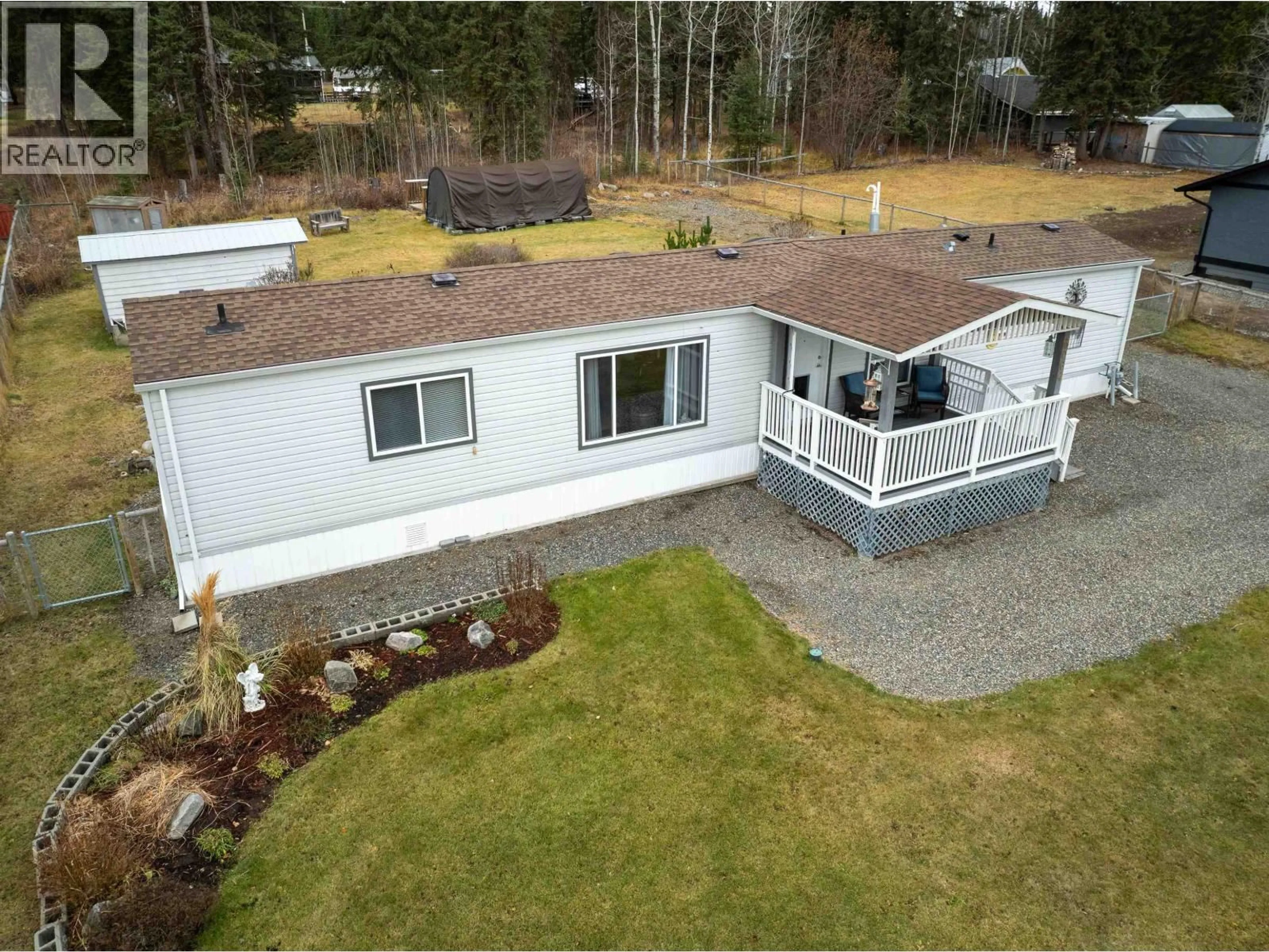 A pic from outside/outdoor area/front of a property/back of a property/a pic from drone, unknown for 6064 NORMAN ROAD, 100 Mile House British Columbia V0K2E3