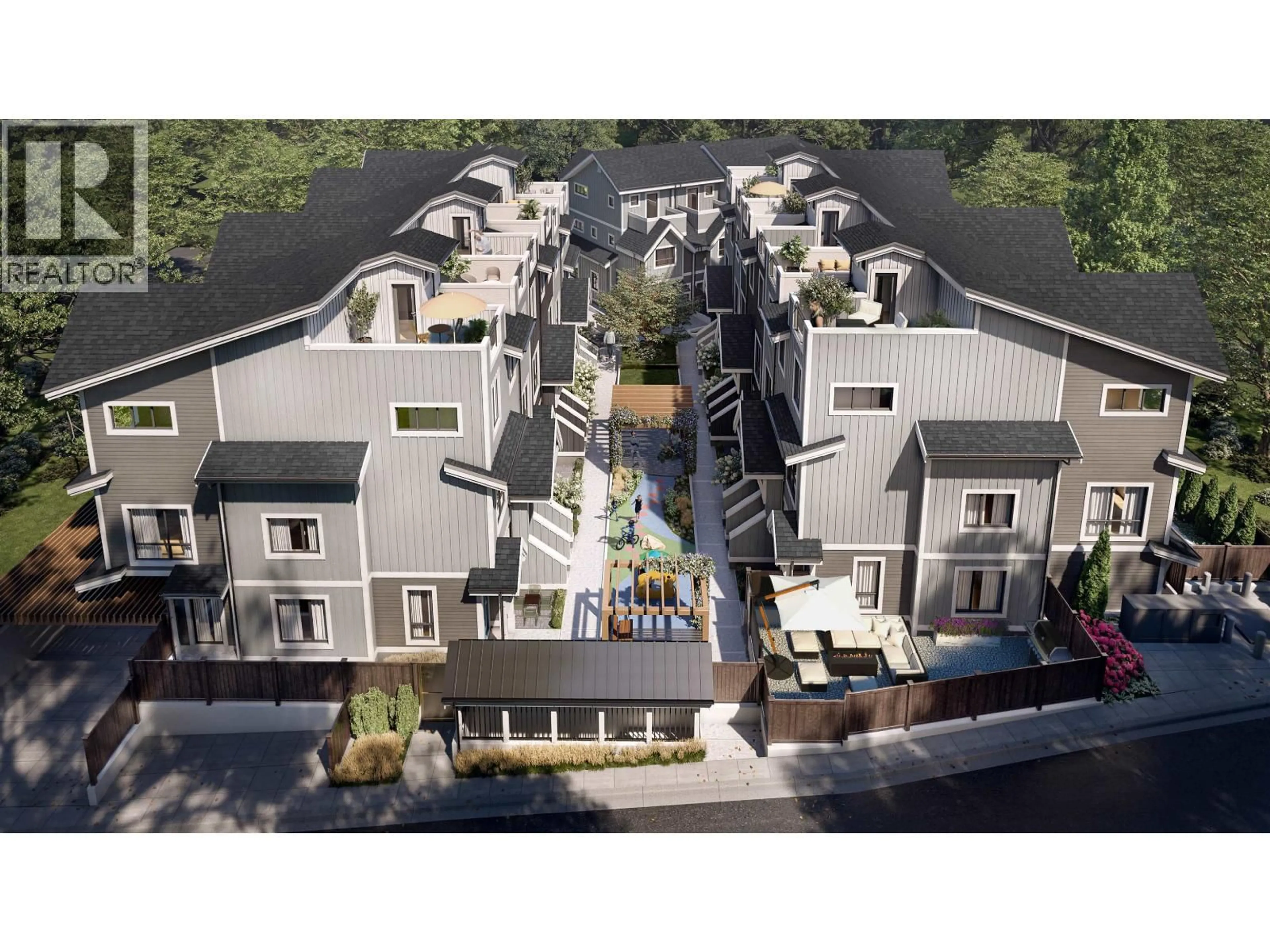 A pic from outside/outdoor area/front of a property/back of a property/a pic from drone, unknown for 14 - 728 LEA AVENUE, Coquitlam British Columbia V3J4H5