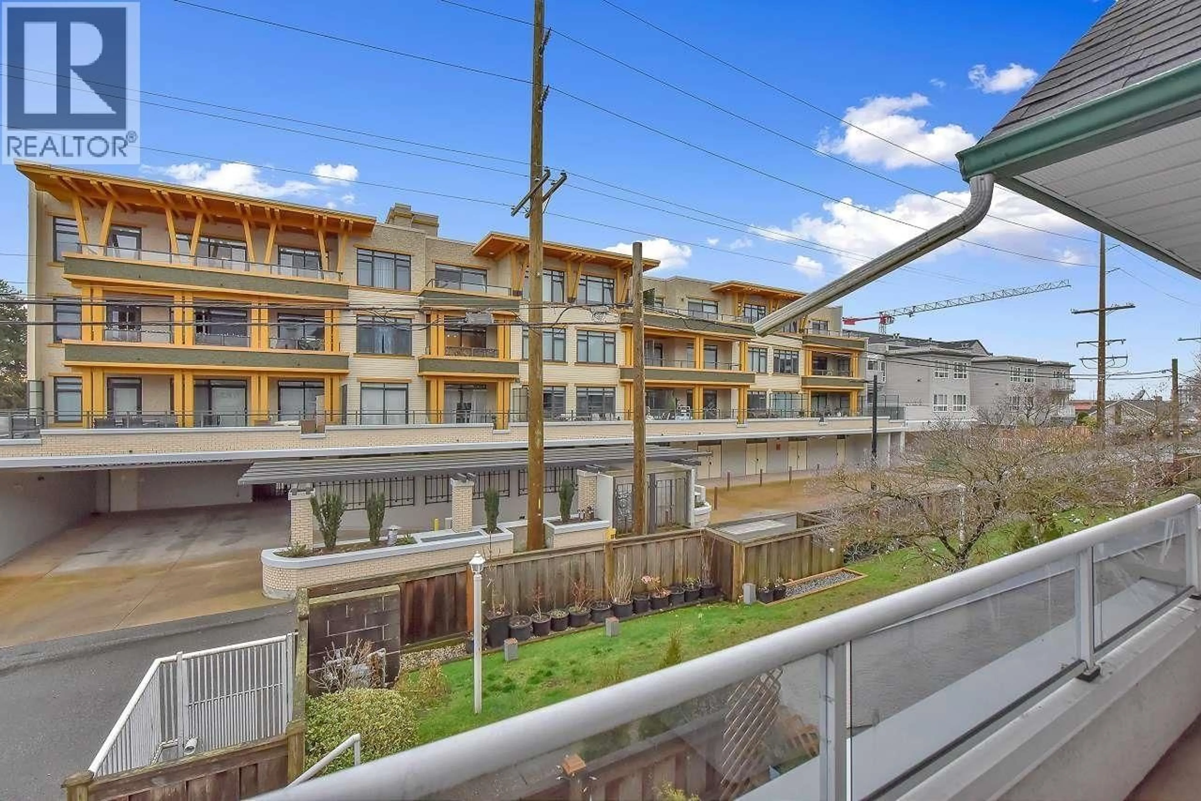 Patio, city buildings view from balcony for 209 - 3978 ALBERT STREET, Burnaby British Columbia V5C2E1