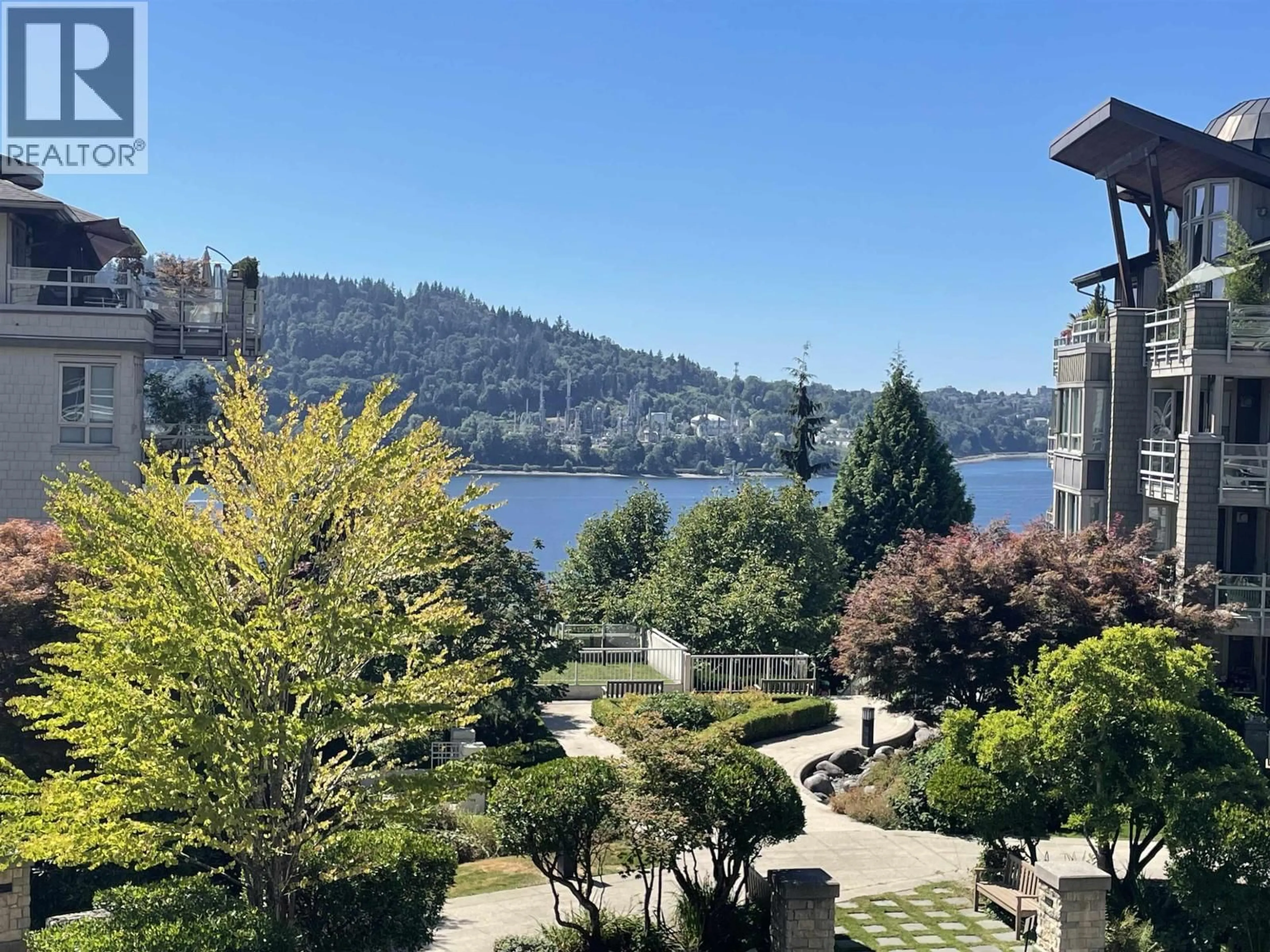 Patio, water/lake/river/ocean view for 309 - 580 RAVEN WOODS DRIVE, North Vancouver British Columbia V7G2T2