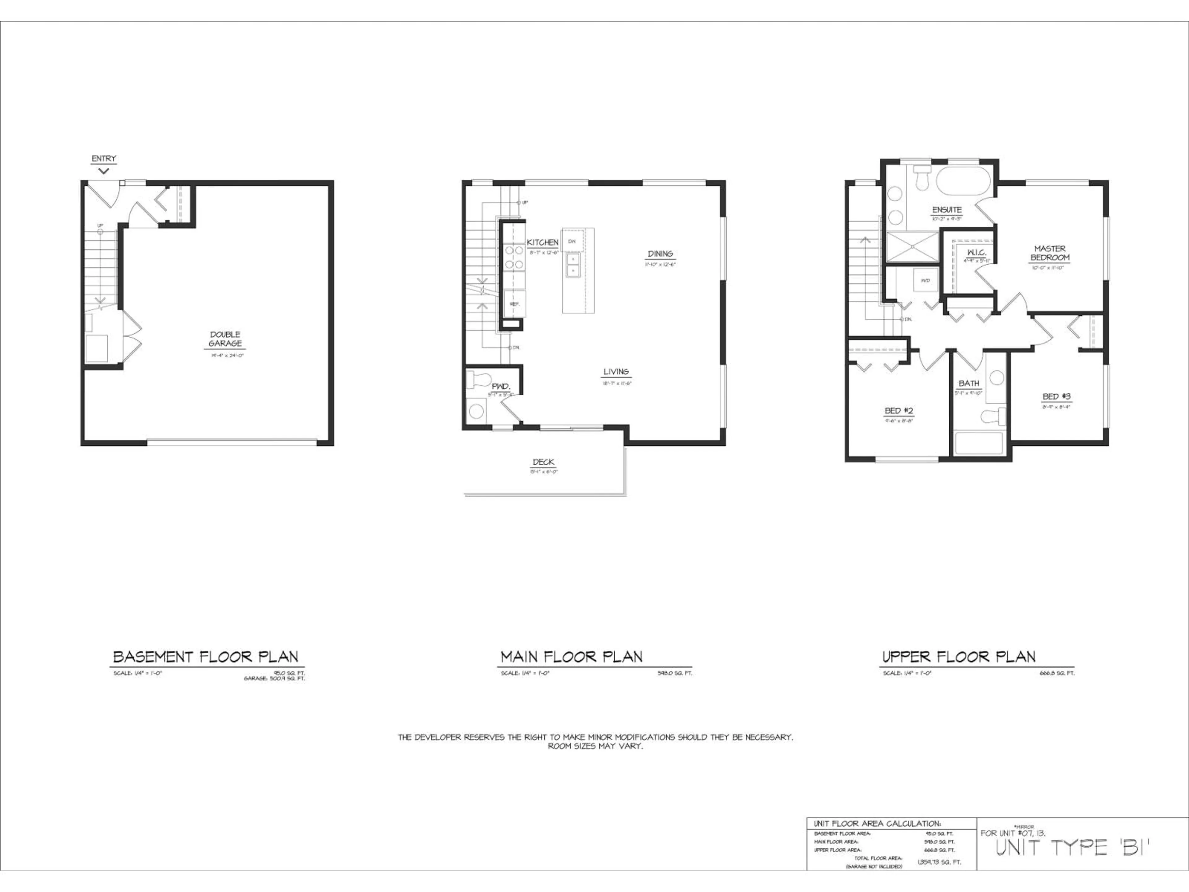 Floor plan for 13 - 12770 105 AVENUE, Surrey British Columbia V3V0H2