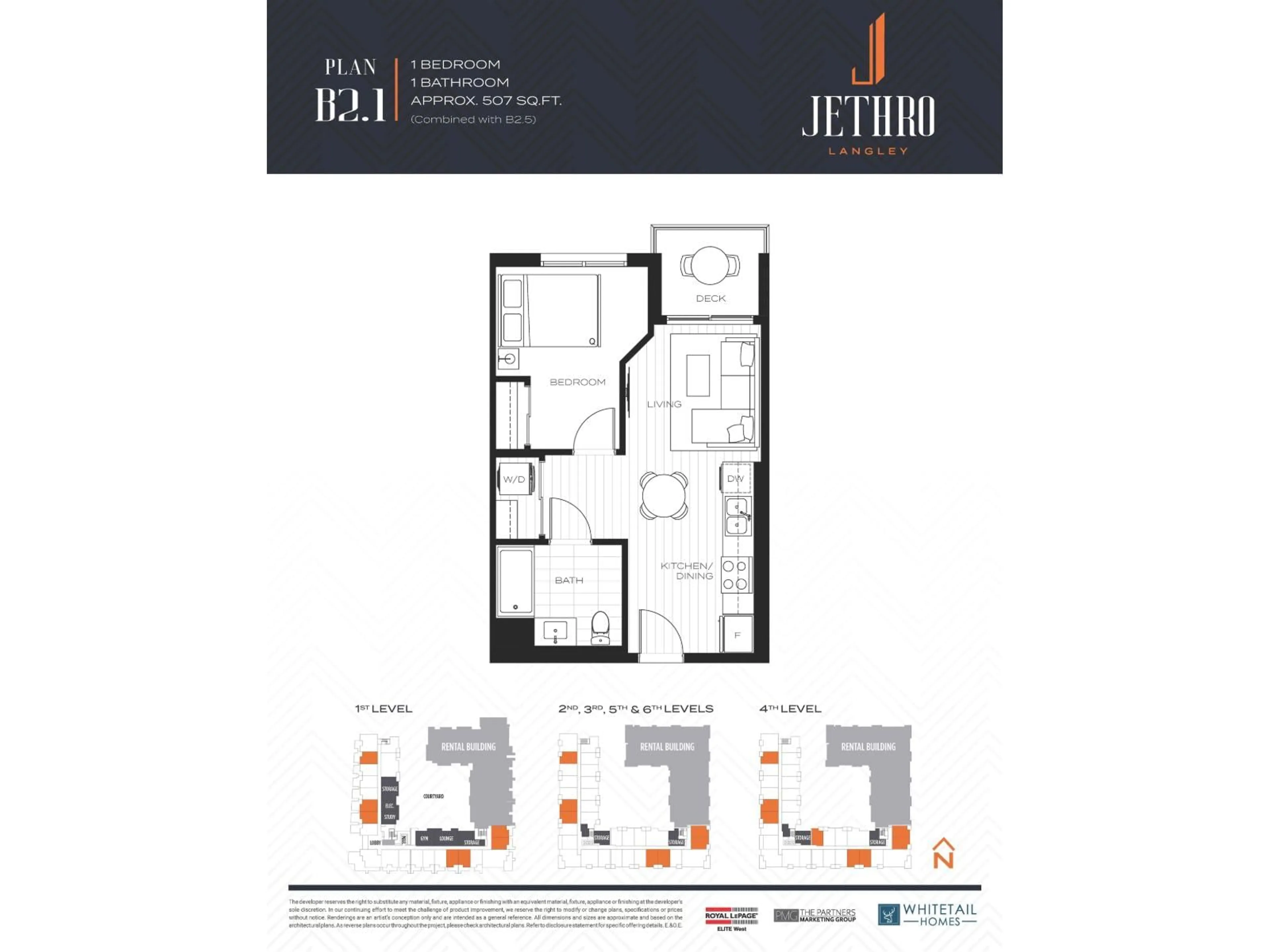 Floor plan for B206 - 5360 204TH, Langley British Columbia V0V0V0