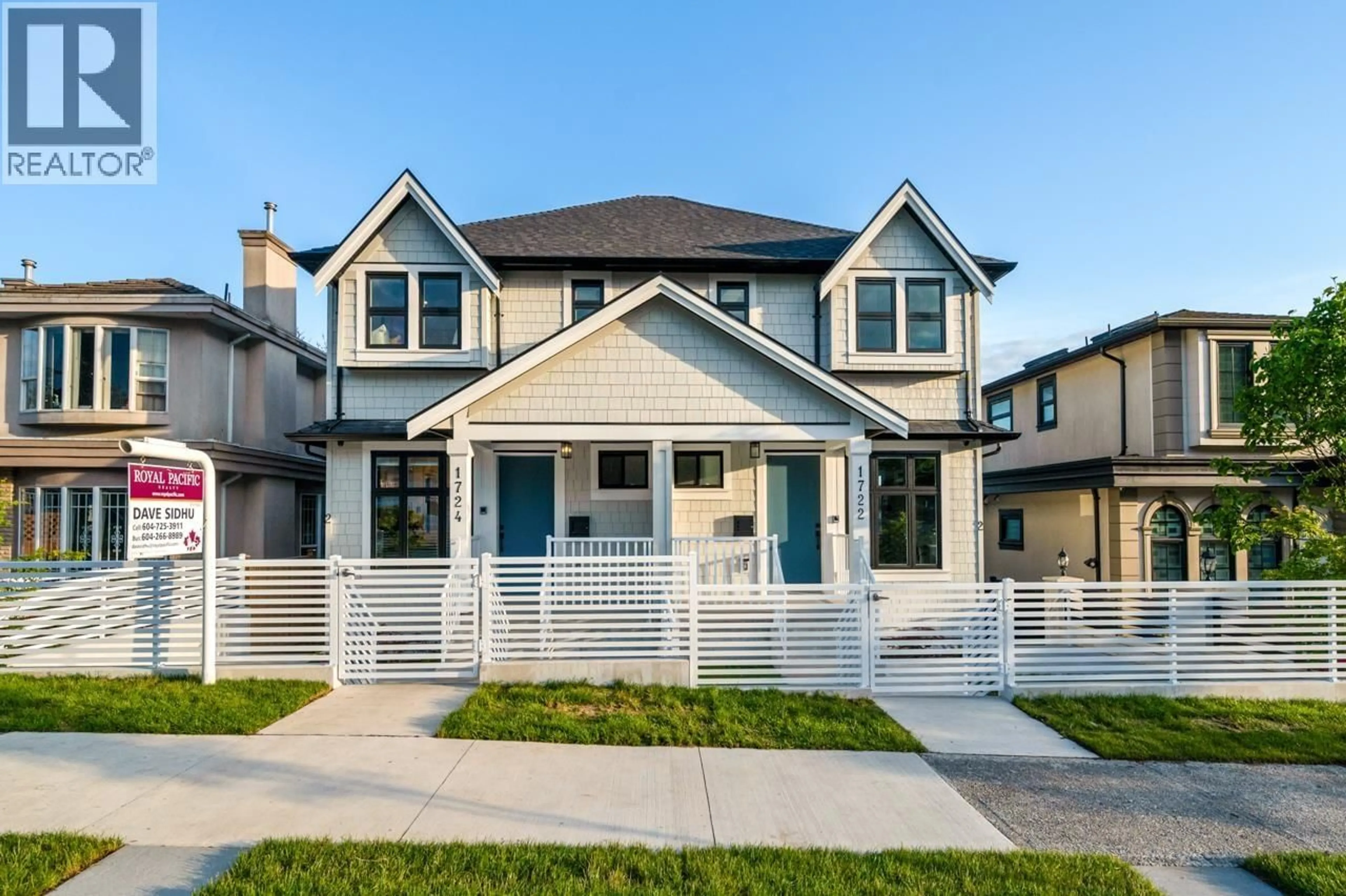 Home with vinyl exterior material, street for 1722 64TH AVENUE, Vancouver British Columbia V5P2M7