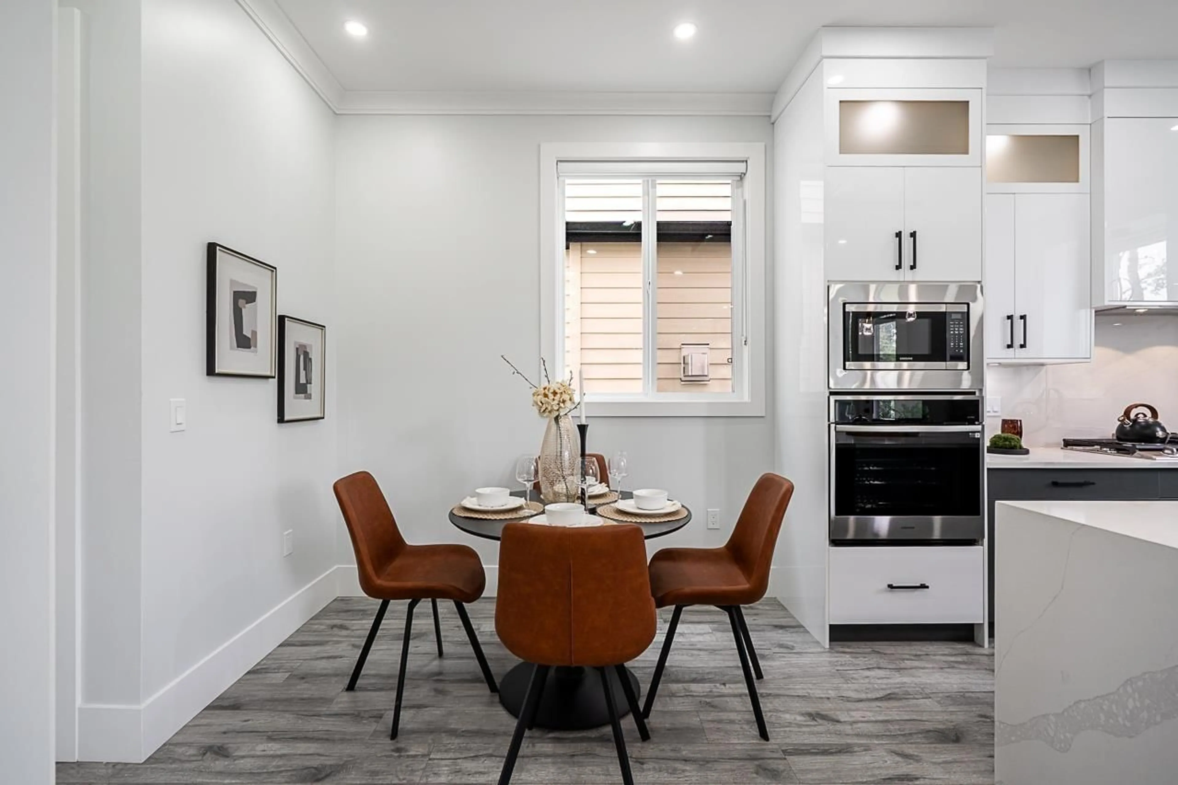 Contemporary kitchen, ceramic/tile floor for 7518 205A STREET, Langley British Columbia V2Y1V5